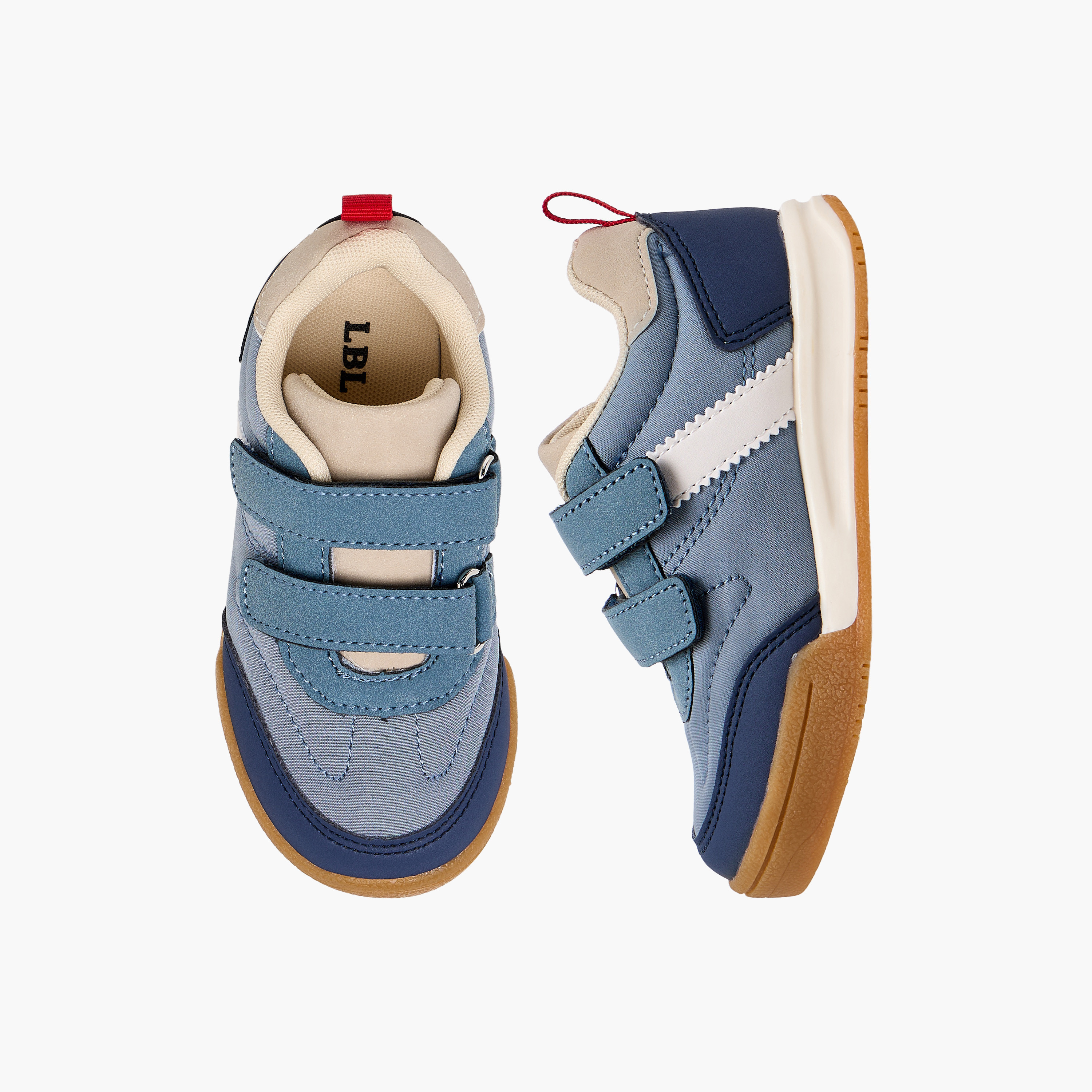 حذاء سنيكرز بألواح وشريط إغلاق لاصق إل بي إل من شو إكسبريس-boys-shoes-sneakers-image-1