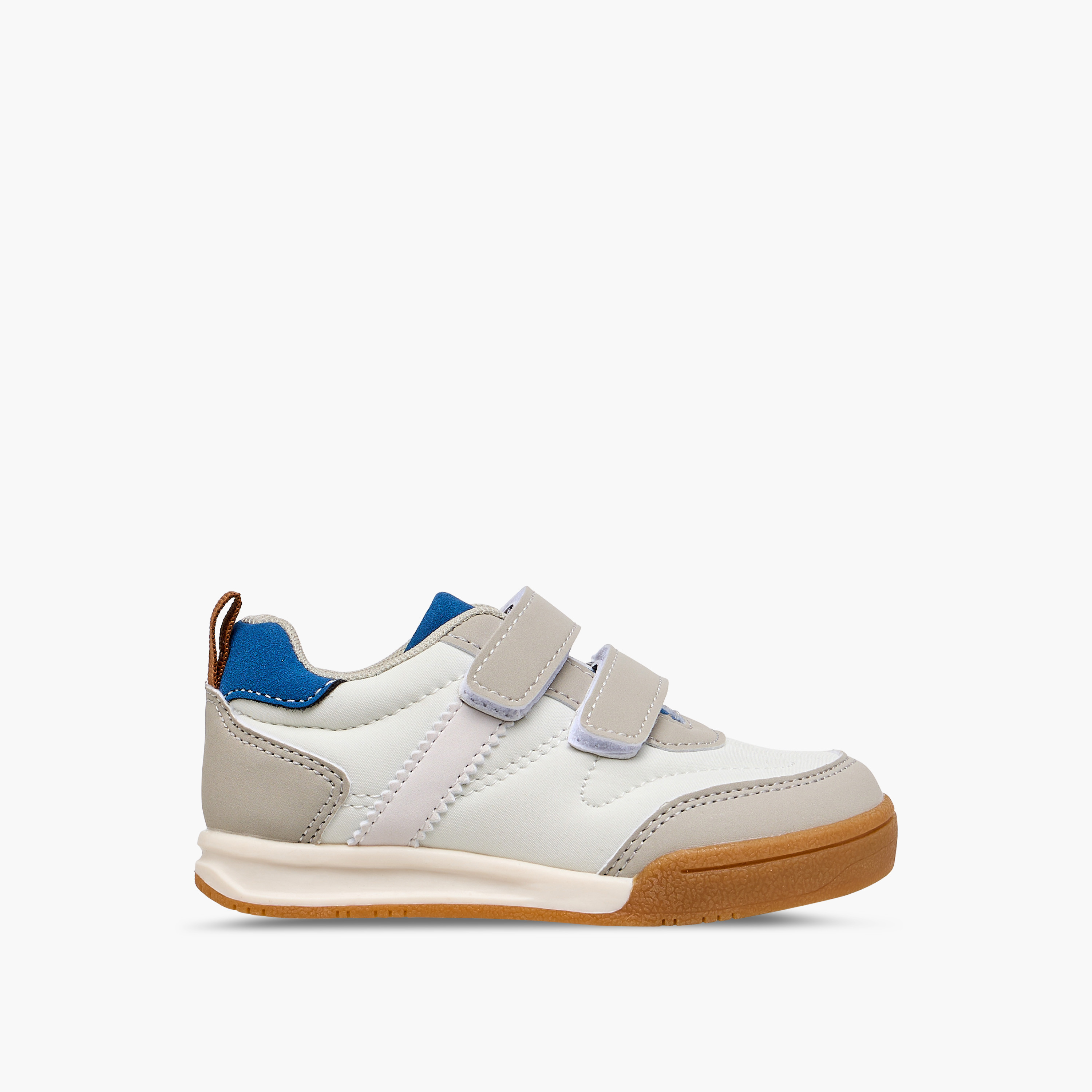LBL by Shoexpress Panelled Sneakers with Hook and Loop Closure-boys-shoes-sneakers-image-3