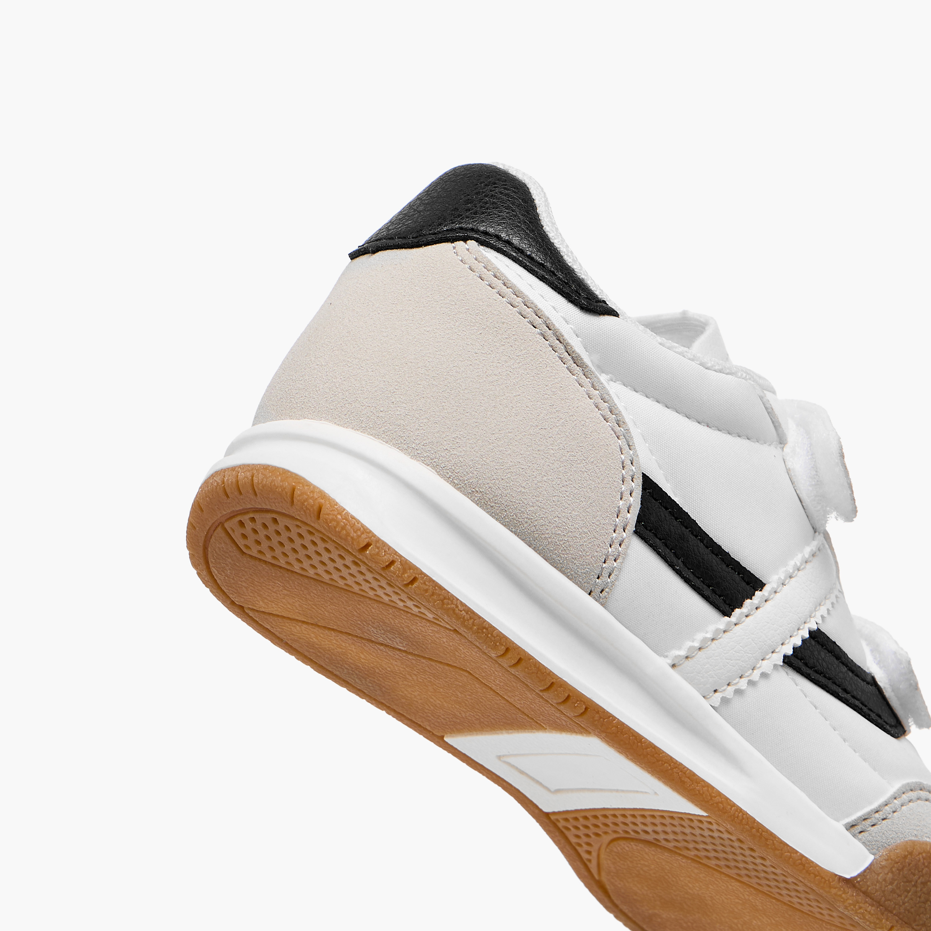 LBL by Shoexpress Panelled Sneakers with Hook and Loop Closure-boys-shoes-schoolshoes-image-4
