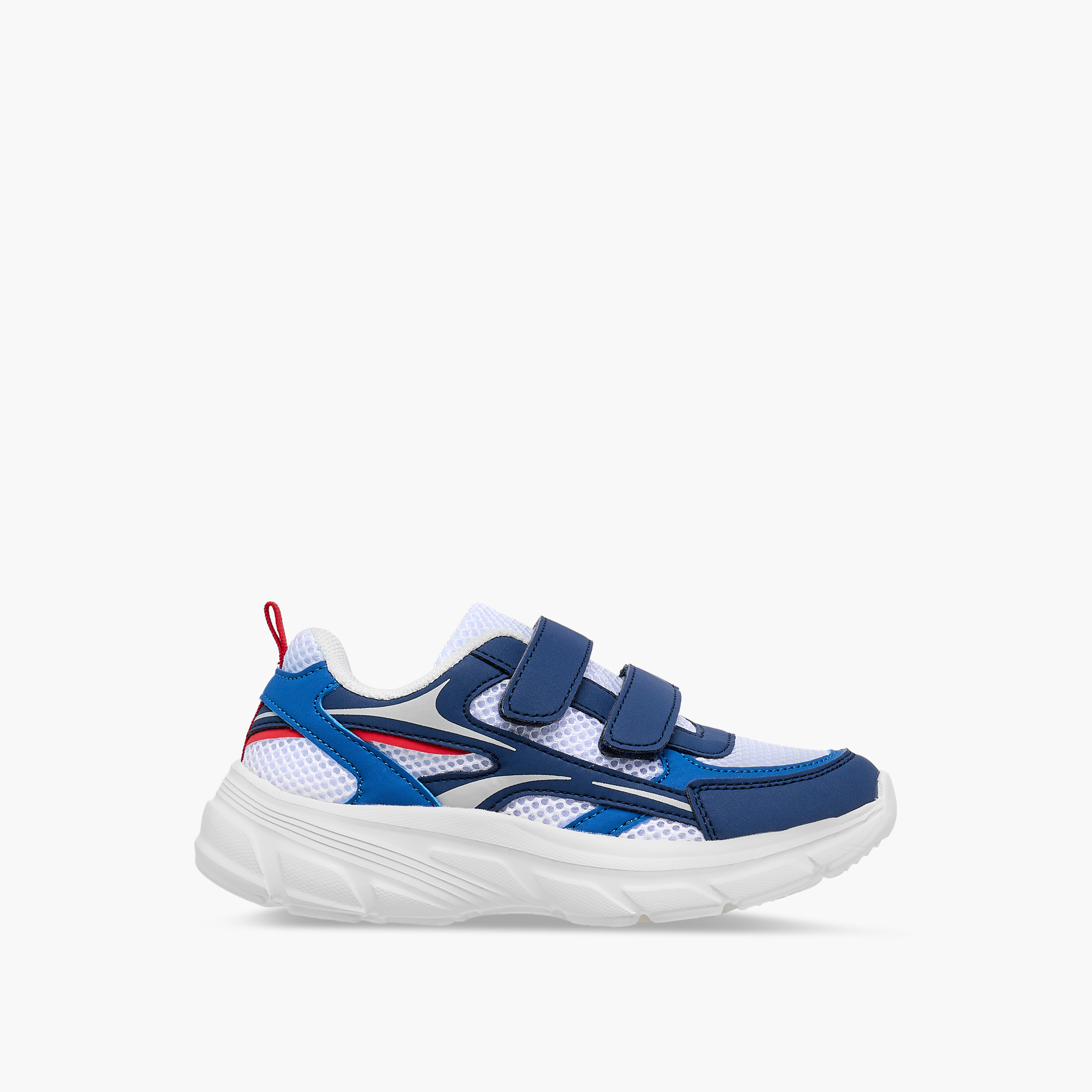 LBL by Shoexpress Panelled Sneakers with Hook and Loop Closure-boys-shoes-sneakers-image-3