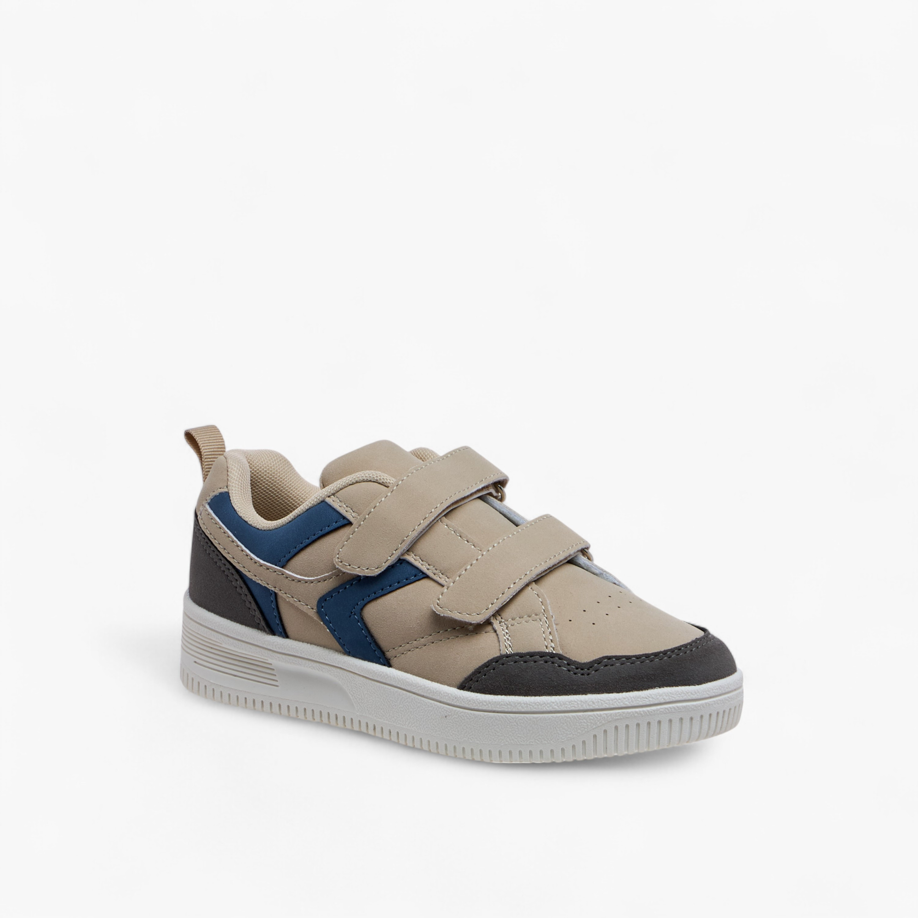 LBL by Shoexpress Panelled Sneakers with Hook and Loop Closure-boys-shoes-sneakers-image-2