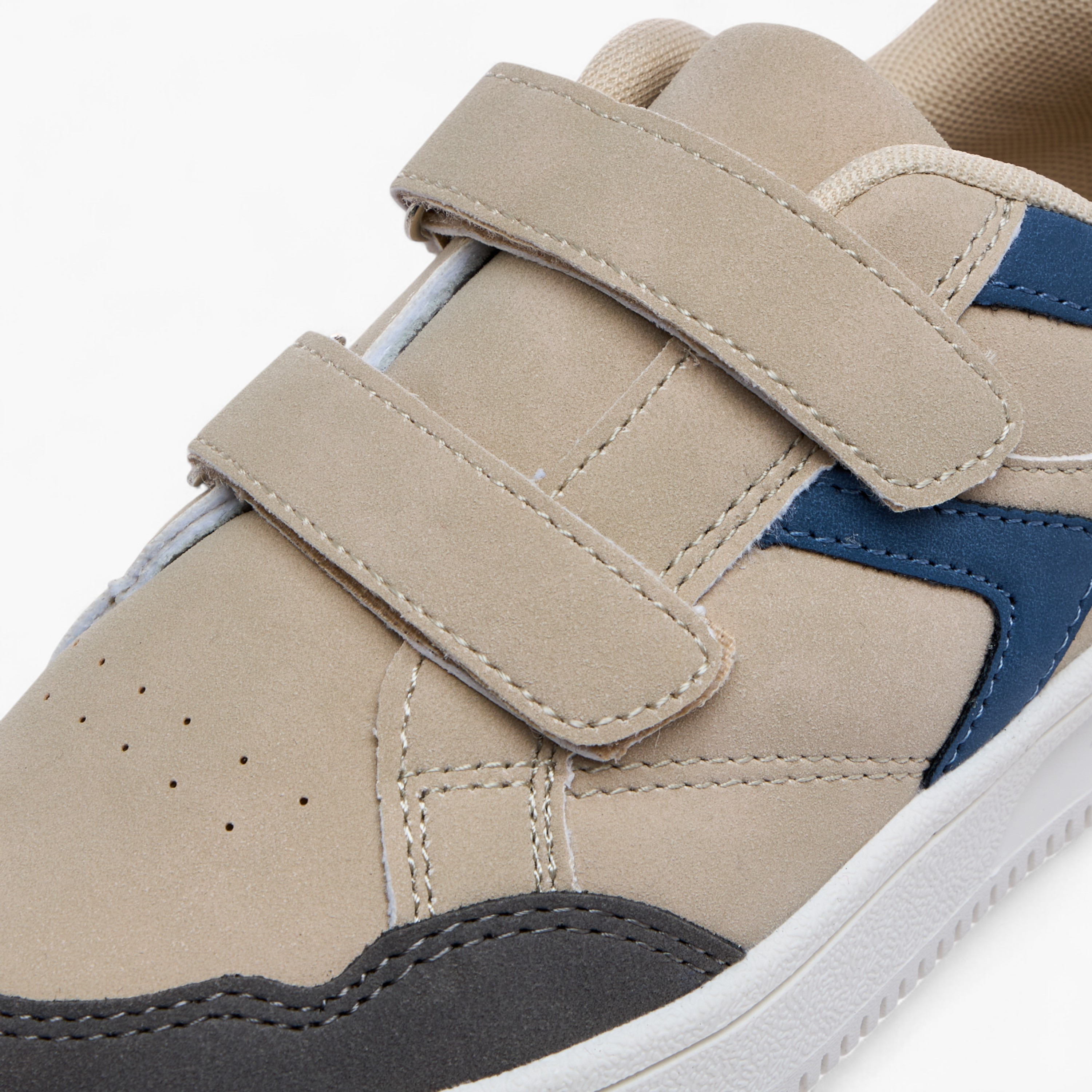 LBL by Shoexpress Panelled Sneakers with Hook and Loop Closure-boys-shoes-sneakers-image-4