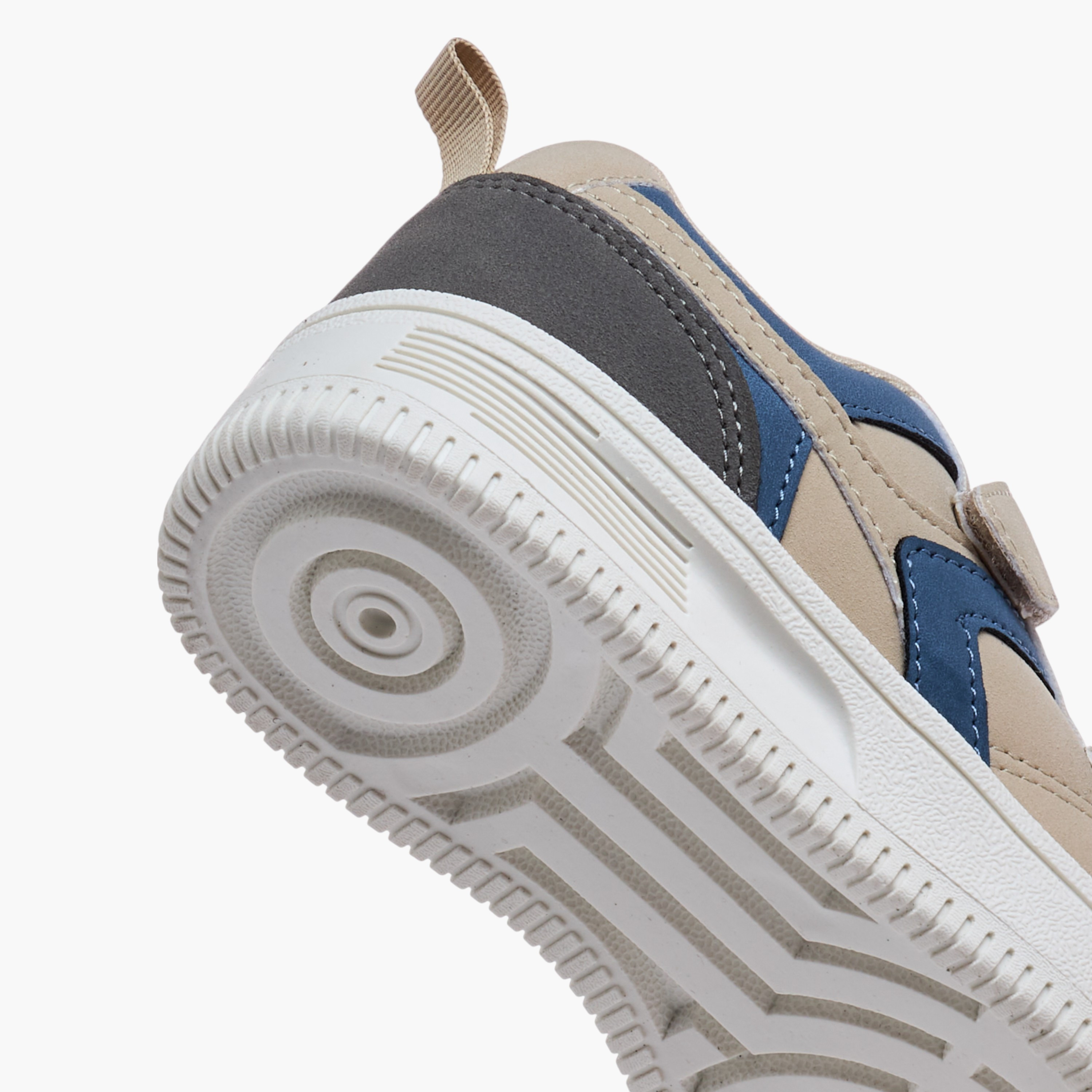 LBL by Shoexpress Panelled Sneakers with Hook and Loop Closure-boys-shoes-sneakers-image-5