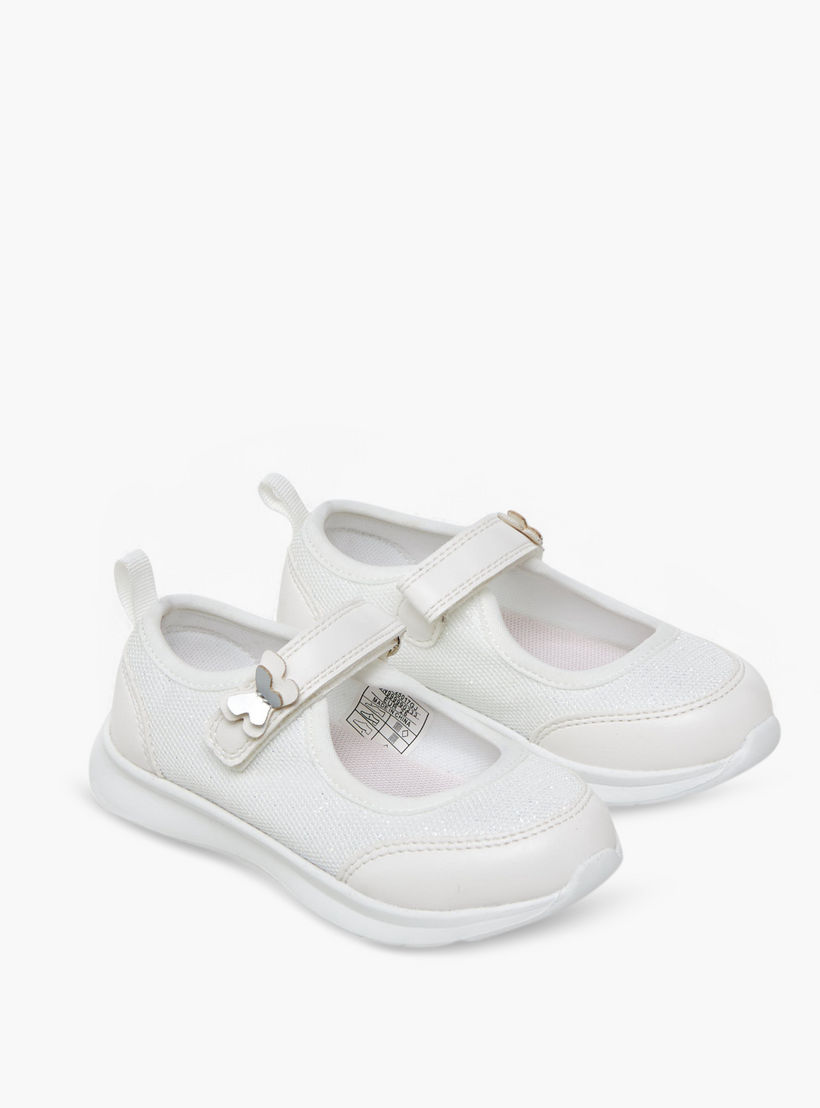 حذاء ماري جين بشريط إغلاق لاصق للبنات من جونيورز-girls-shoes-maryjanes-image-1