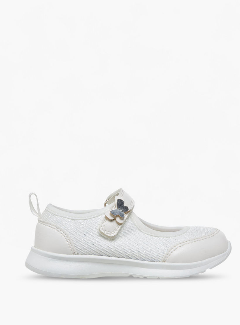 حذاء ماري جين بشريط إغلاق لاصق للبنات من جونيورز-girls-shoes-maryjanes-image-3