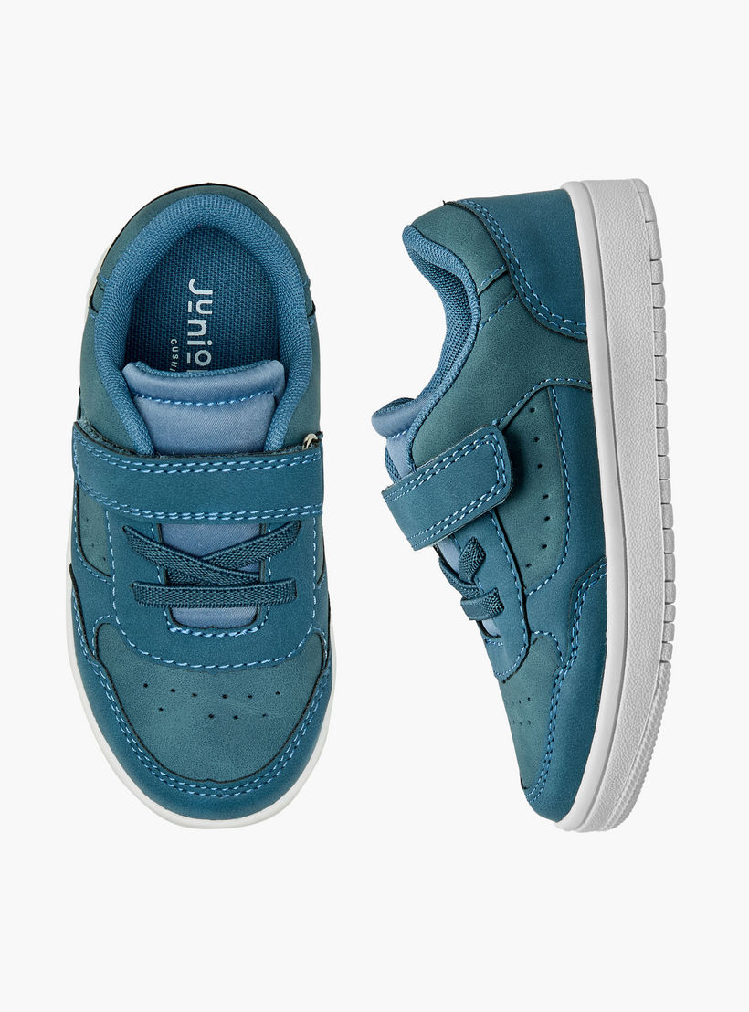 حذاء سنيكرز طول الكاحل بشريط إغلاق لاصق للأولاد من جونيورز-boys-shoes-sneakers-image-1