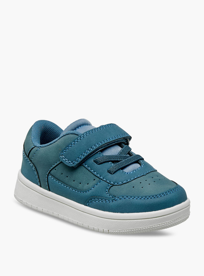حذاء سنيكرز طول الكاحل بشريط إغلاق لاصق للأولاد من جونيورز-boys-shoes-sneakers-image-2