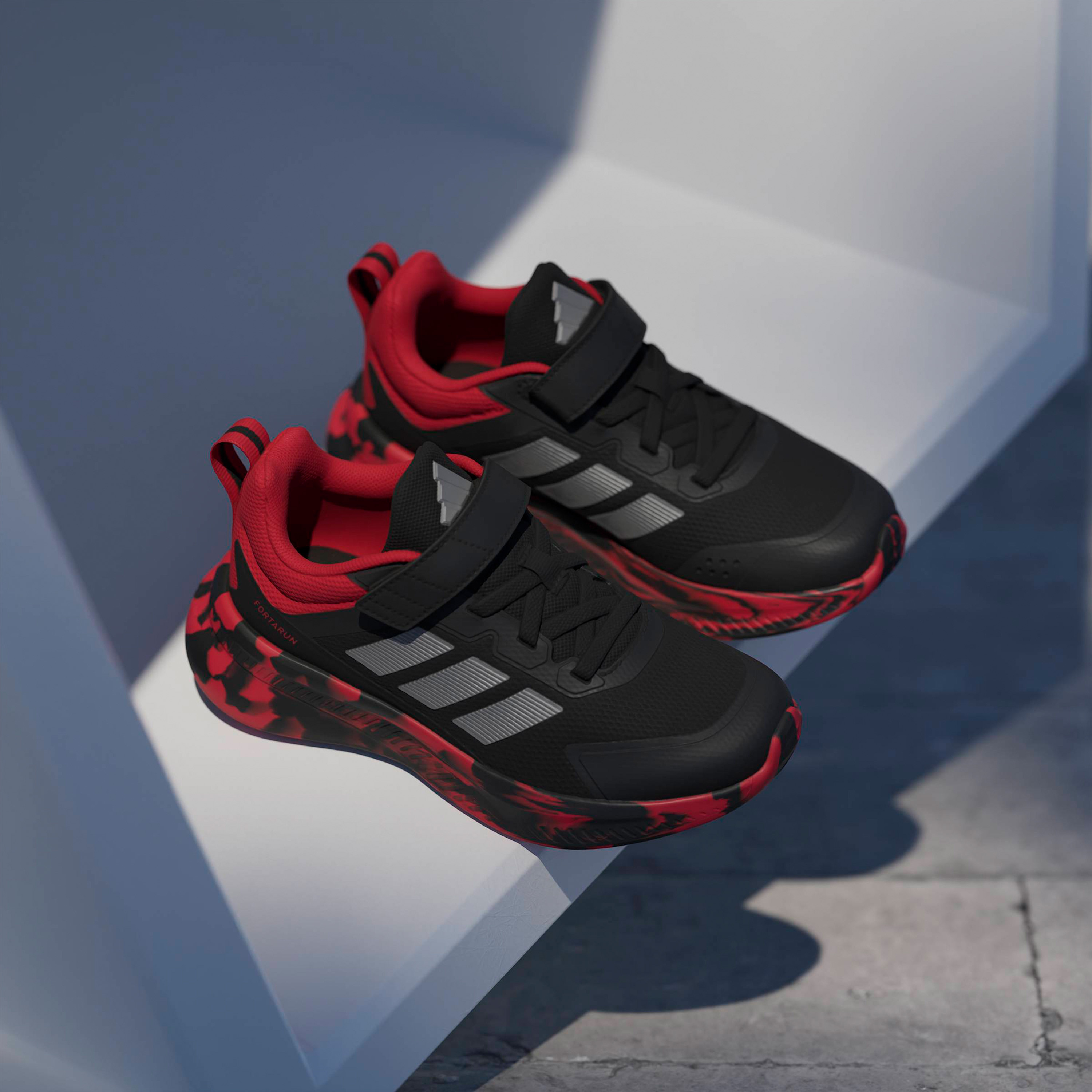 Adidas Boys Fortarun 4.0 EL Hook & Loop Ankle Sneakers-boys-shoes-sneakers-image-10