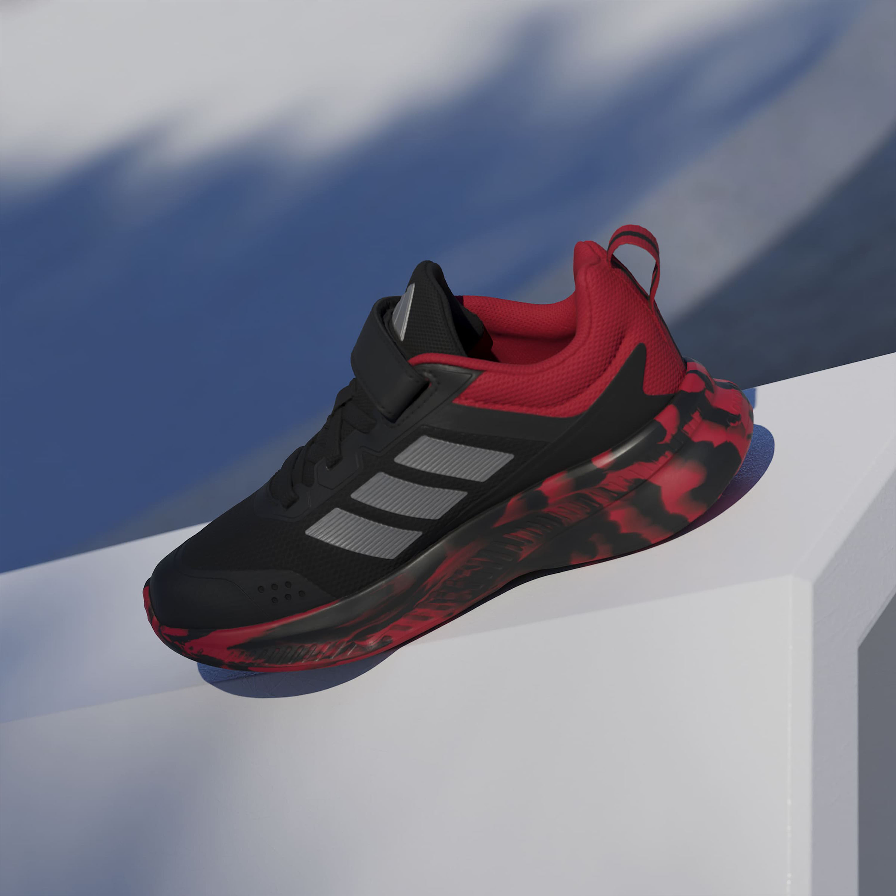 Adidas Boys Fortarun 4.0 EL Hook & Loop Ankle Sneakers-boys-shoes-sneakers-image-12