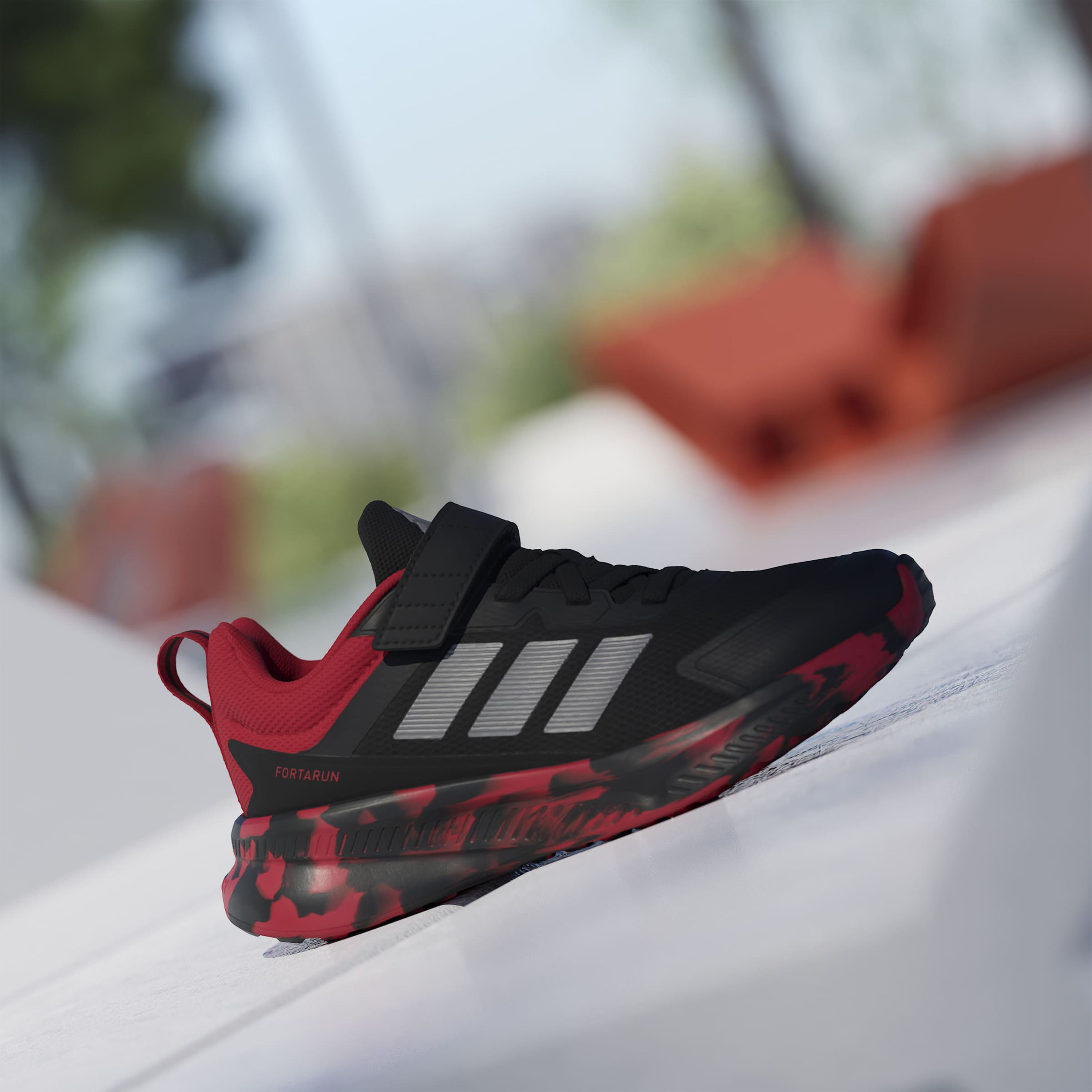 Adidas Boys Fortarun 4.0 EL Hook & Loop Ankle Sneakers-boys-shoes-sneakers-image-8