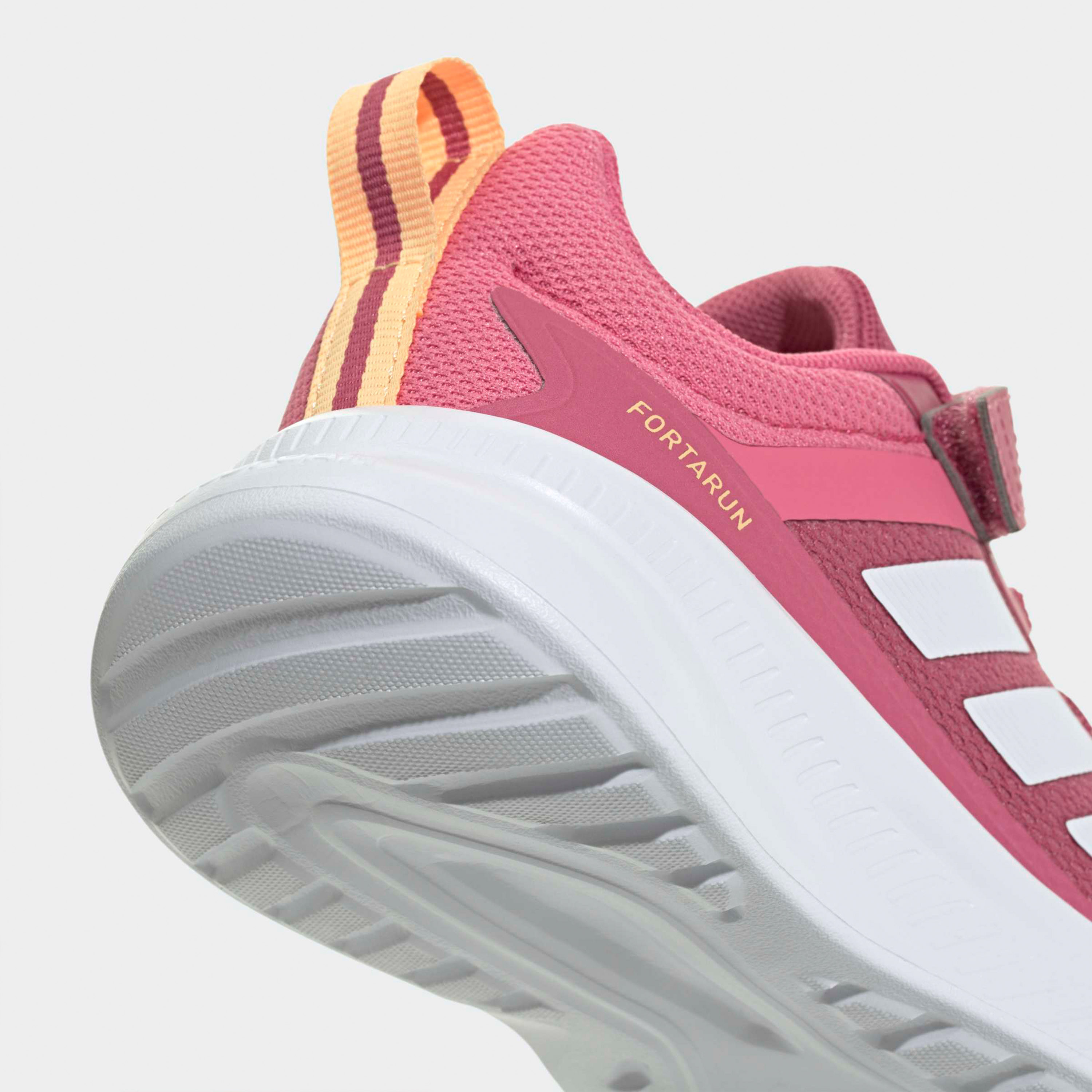 Adidas Girls Fortarun 4.0 Textured Hook & Loop Ankle Sneakers-girls-shoes-sneakers-image-6