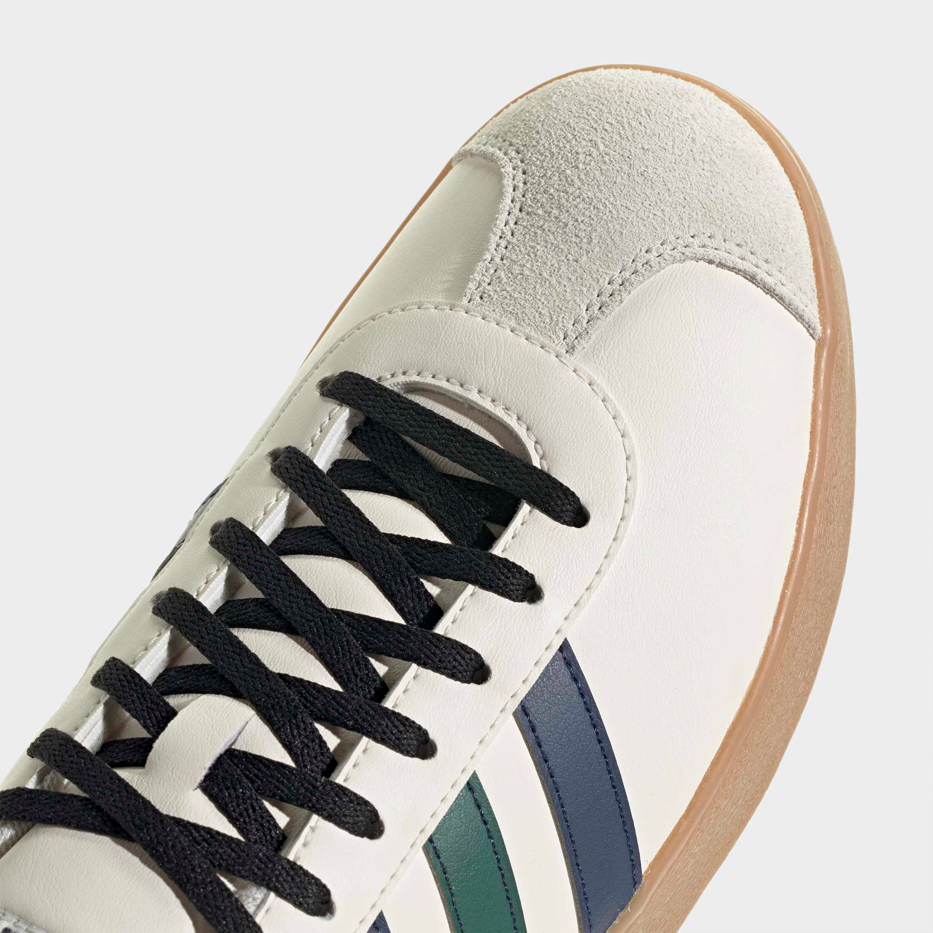 Adidas Men VL Court Base Striped Lace-Up Ankle Sneakers-sports-men-shoes-image-6