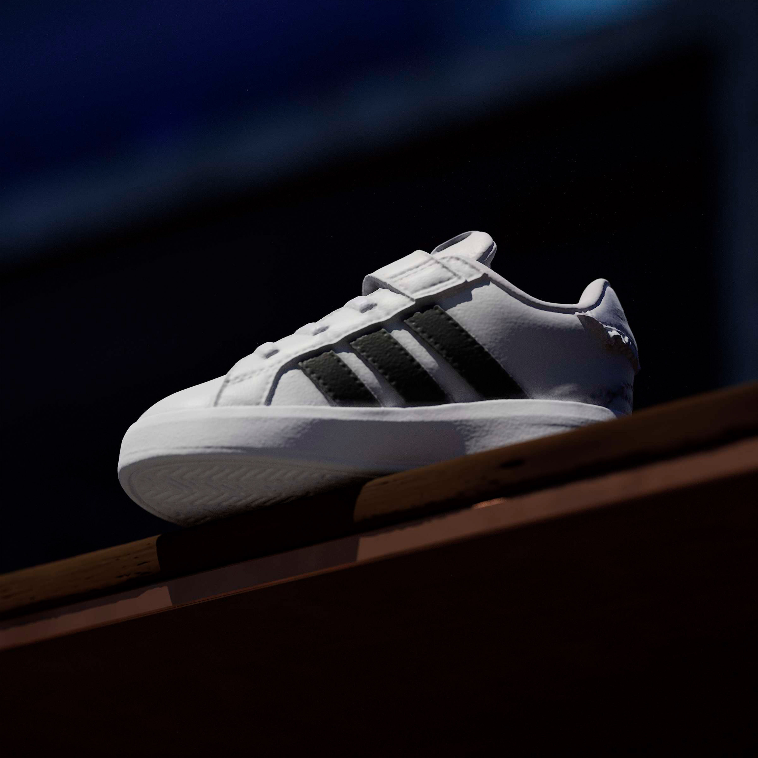 Adidas Girls Grand Court 3.0 EL Hook & Loop Ankle Sneakers-baby-girls-shoes-closedshoes-image-11