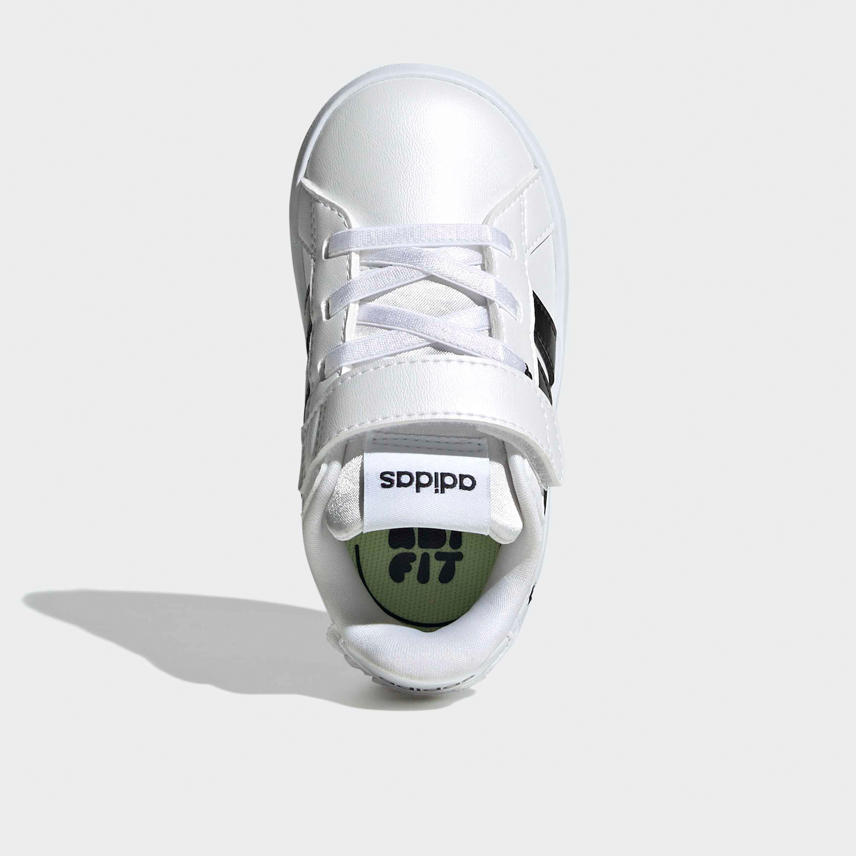 Adidas Girls Grand Court 3.0 EL Hook & Loop Ankle Sneakers-baby-girls-shoes-closedshoes-image-3