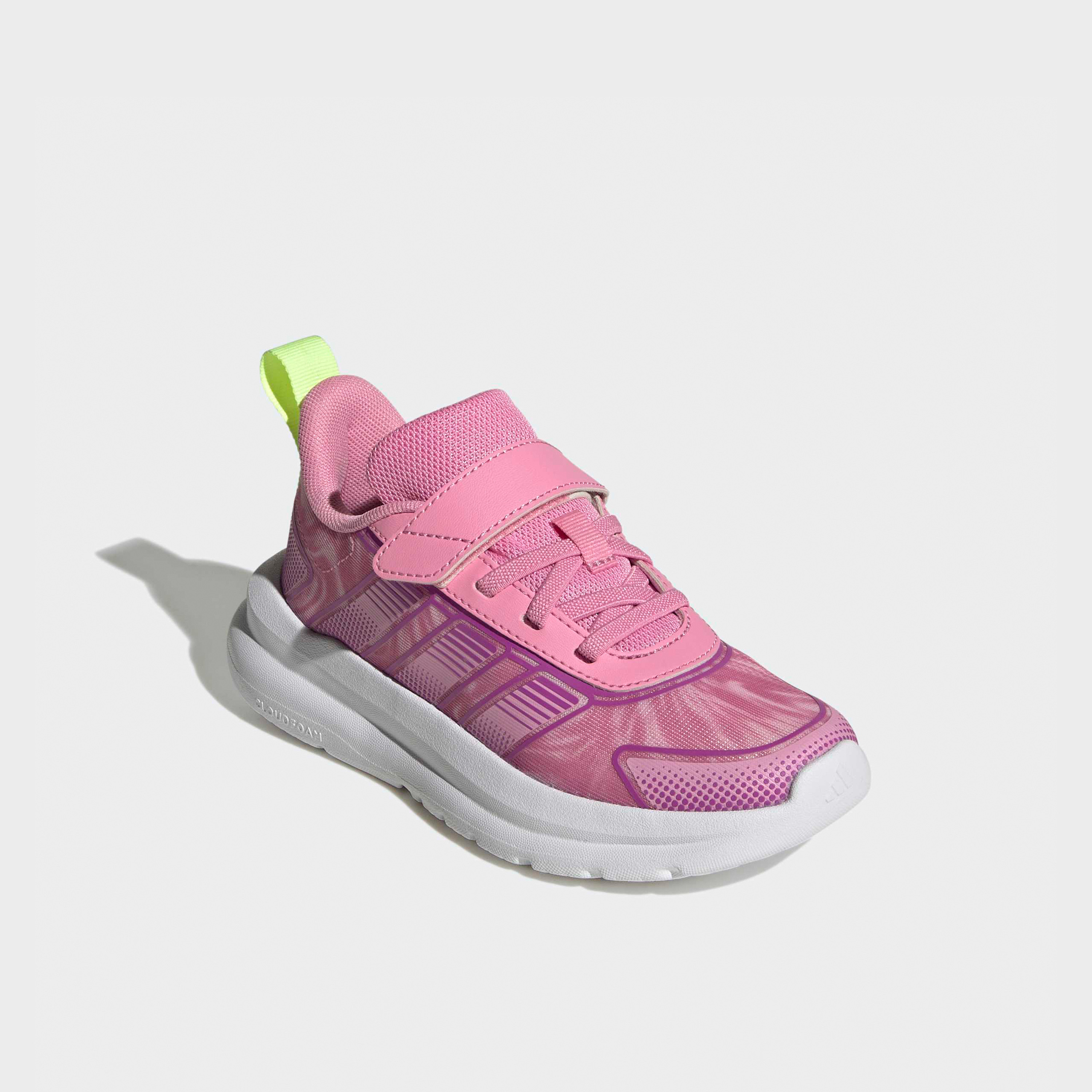 Adidas Girls Tensaur Run 4.0 EL Hook & Loop Ankle Sneakers-girls-shoes-sneakers-image-1