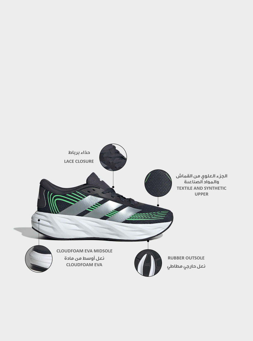 حذاء جري مخطط برباط جلاكسي 8 للأولاد من أديداس-sports-boys-shoes-image-2