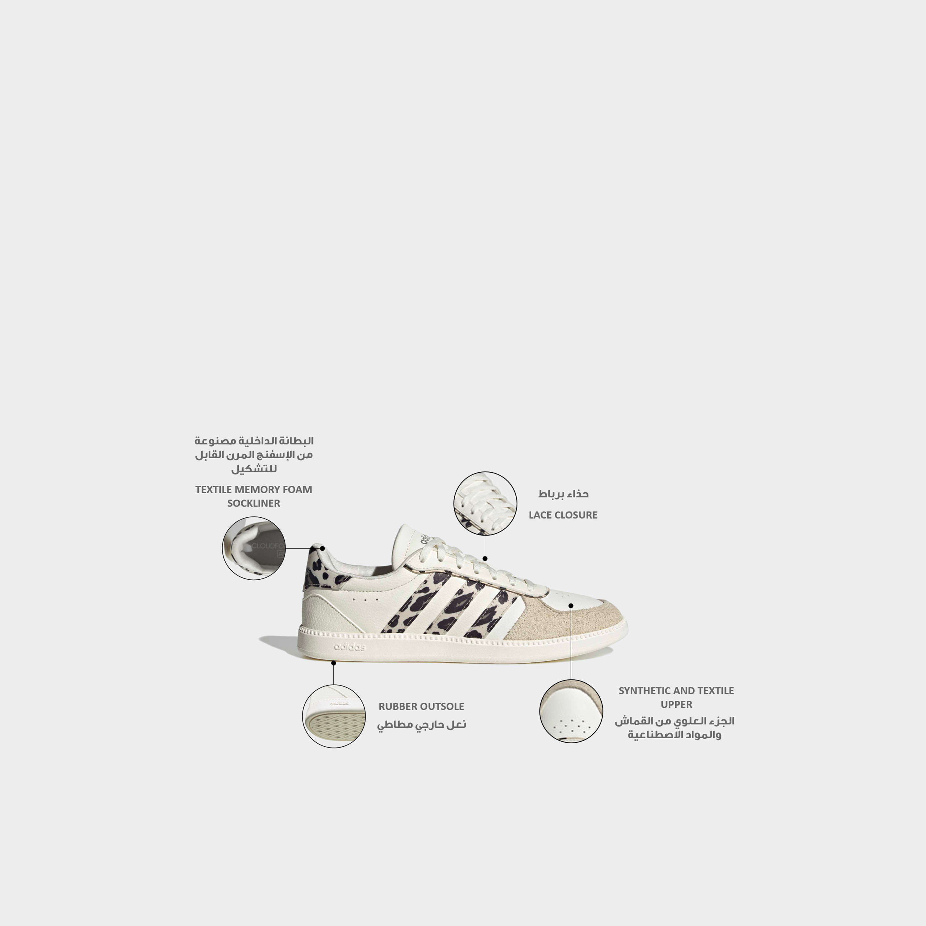 Adidas Women's BREAKNET SLEEK Lace-Up Sneakers - IH5426-women-shoes-sneakers-image-2