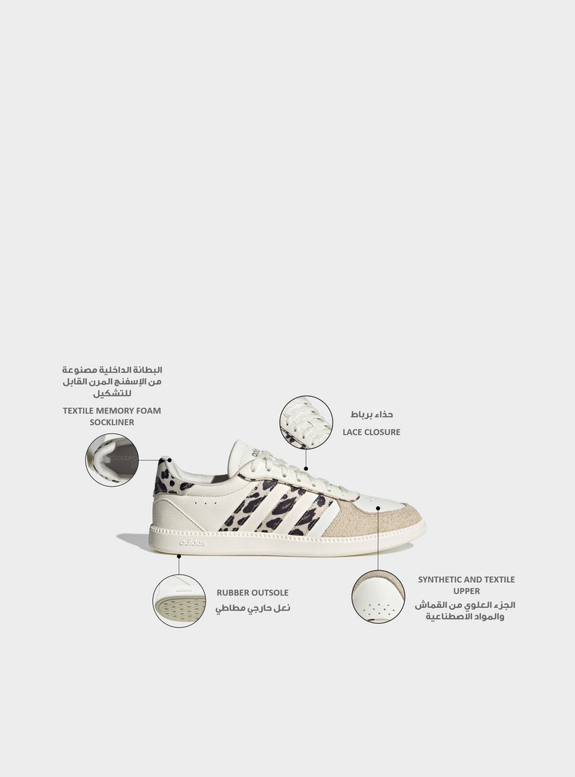 Adidas Women's BREAKNET SLEEK Lace-Up Sneakers - IH5426-women-shoes-sneakers-image-2