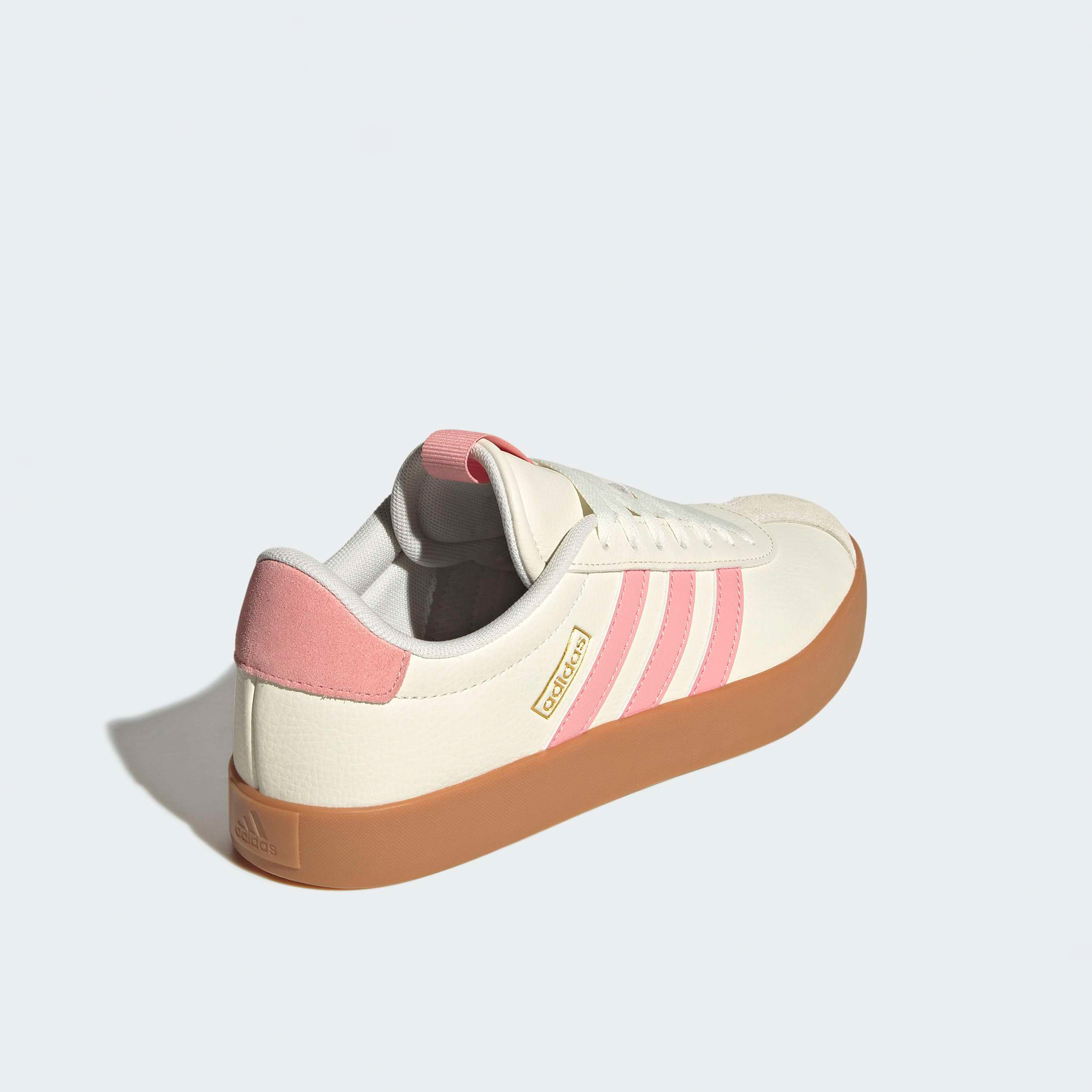 Adidas Women VL Court 3.0 Leather Lace-Up Ankle Sneakers-women-shoes-sneakers-image-7