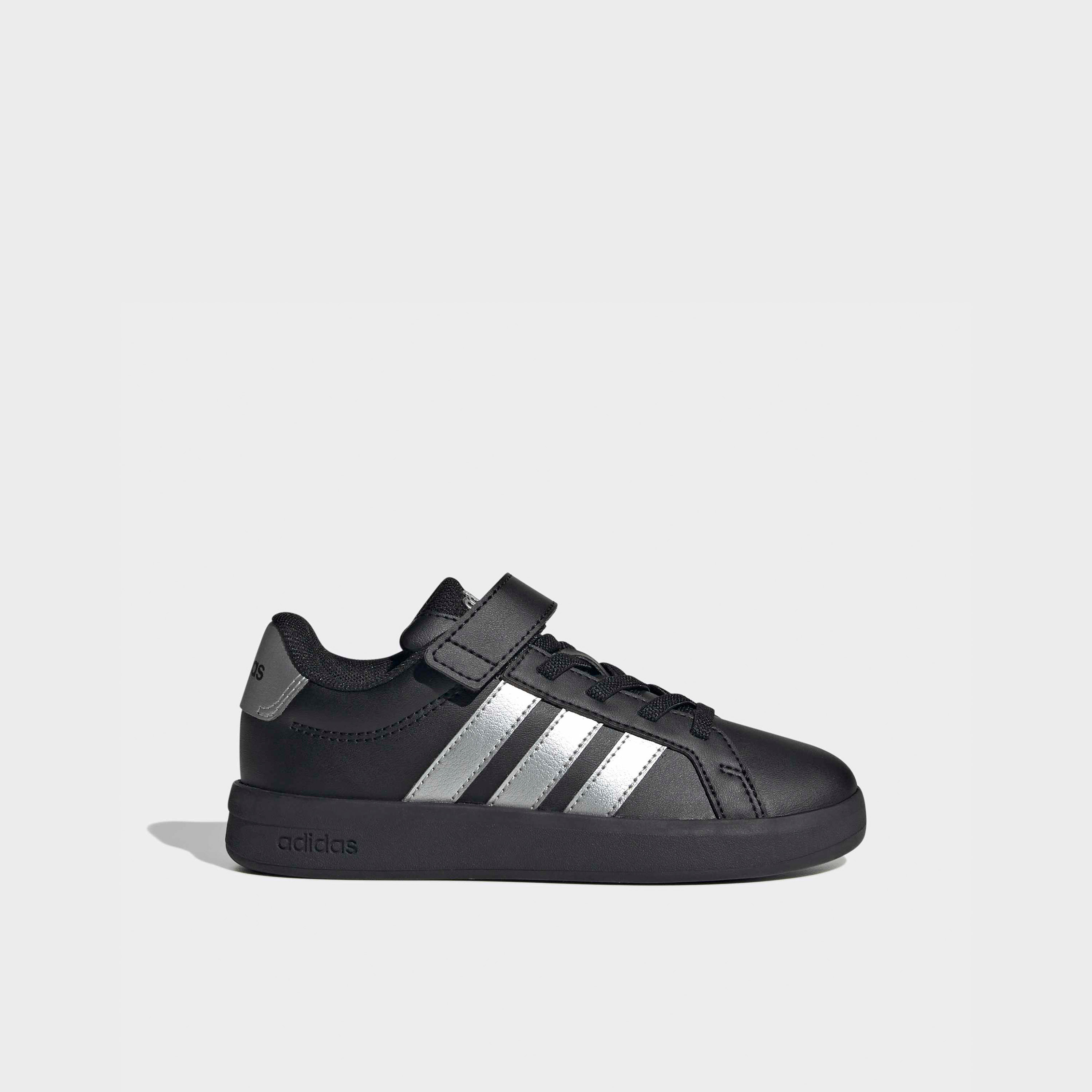 Adidas Kids Grand Court 3.0 EL C Hook & Loop Ankle Sneakers-girls-shoes-sneakers-image-2