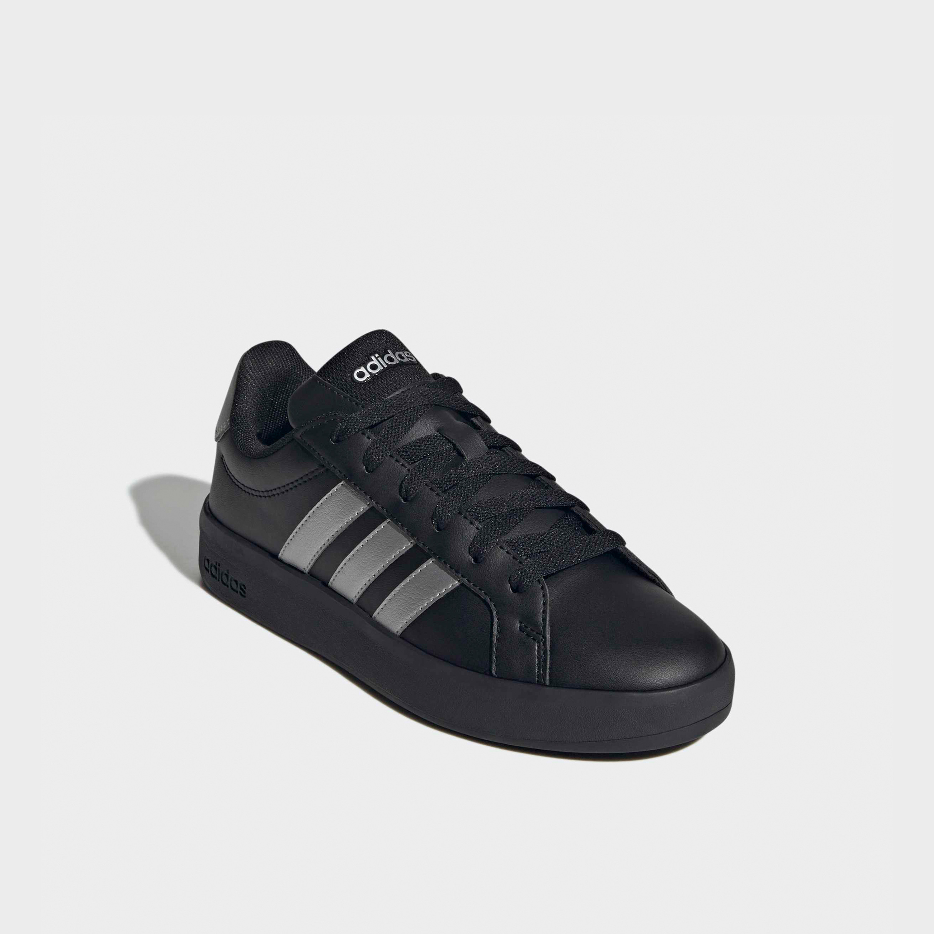 Adidas Kids Grand Court 3.0 Lace-Up Ankle Sneakers-girls-shoes-sneakers-image-1