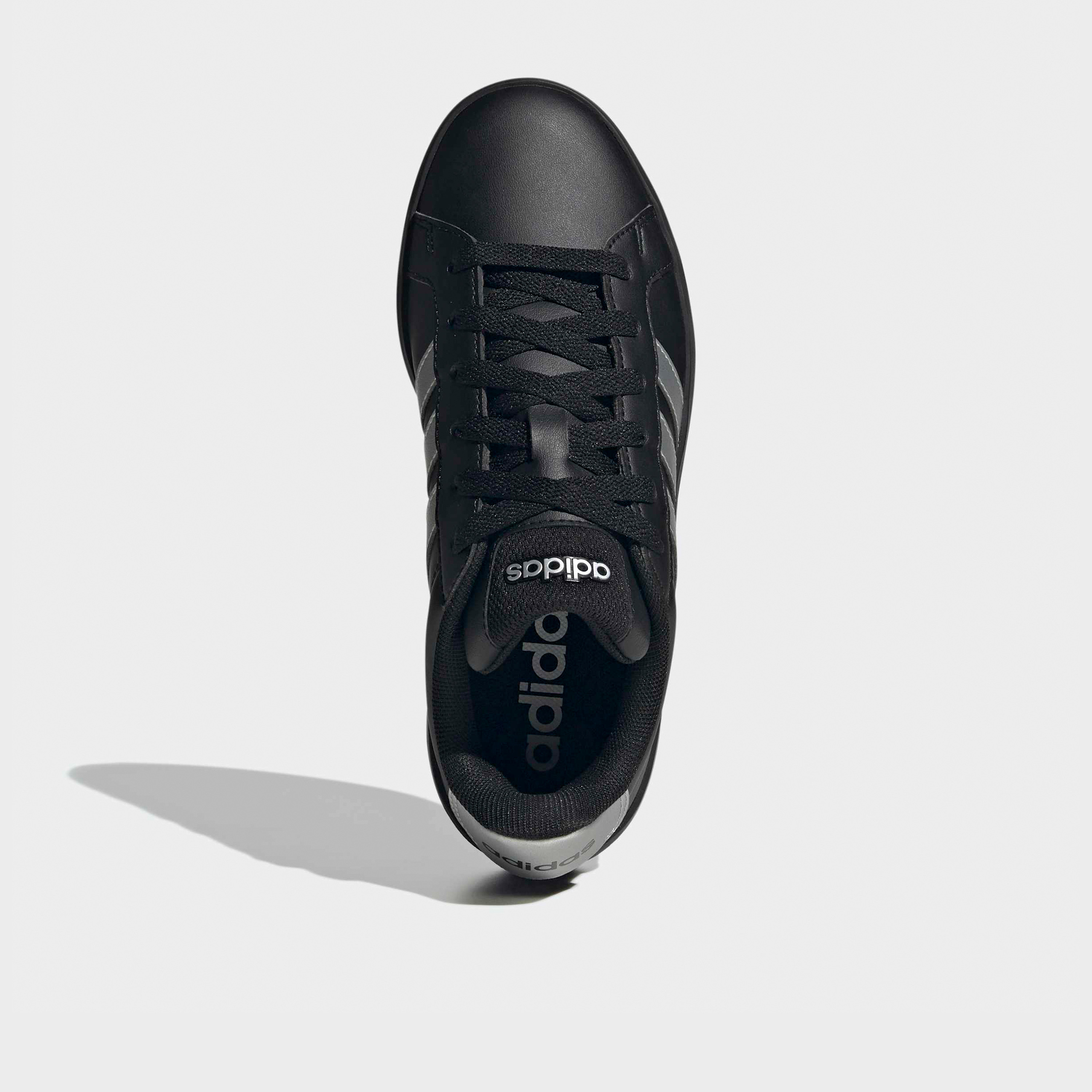 Adidas Kids Grand Court 3.0 Lace-Up Ankle Sneakers-girls-shoes-sneakers-image-3