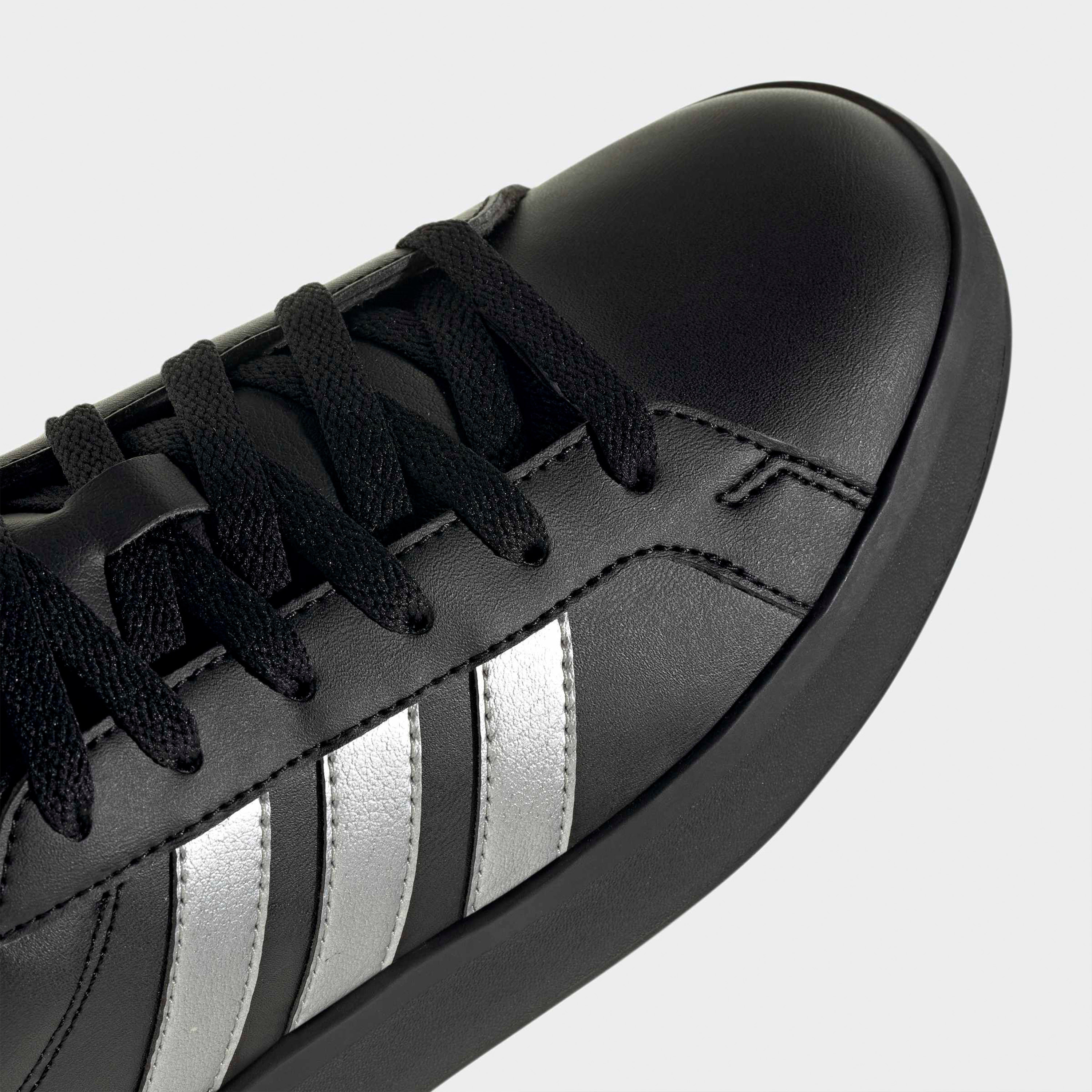 Adidas Kids Grand Court 3.0 Lace-Up Ankle Sneakers-girls-shoes-sneakers-image-5