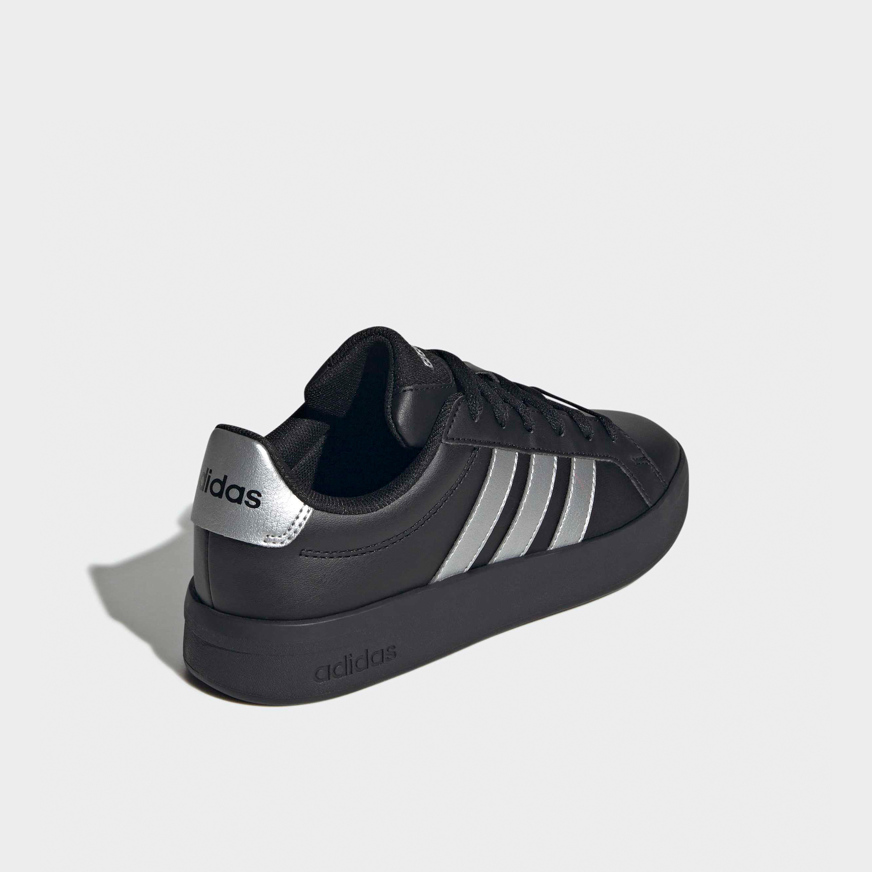 Adidas Kids Grand Court 3.0 Lace-Up Ankle Sneakers-girls-shoes-sneakers-image-7