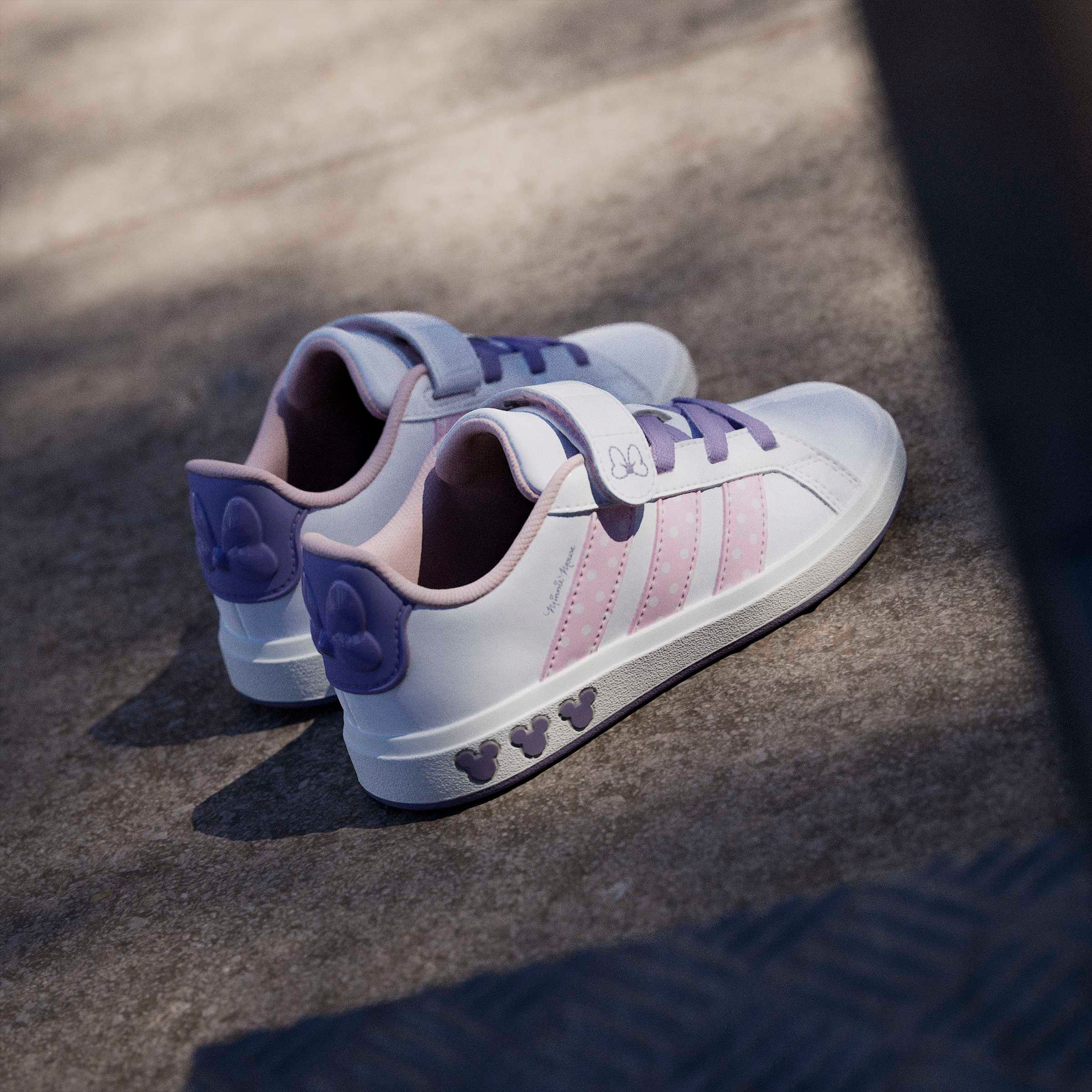Adidas Girls Grand Court Minnie EL Hook & Loop Sneakers-girls-shoes-sneakers-image-10