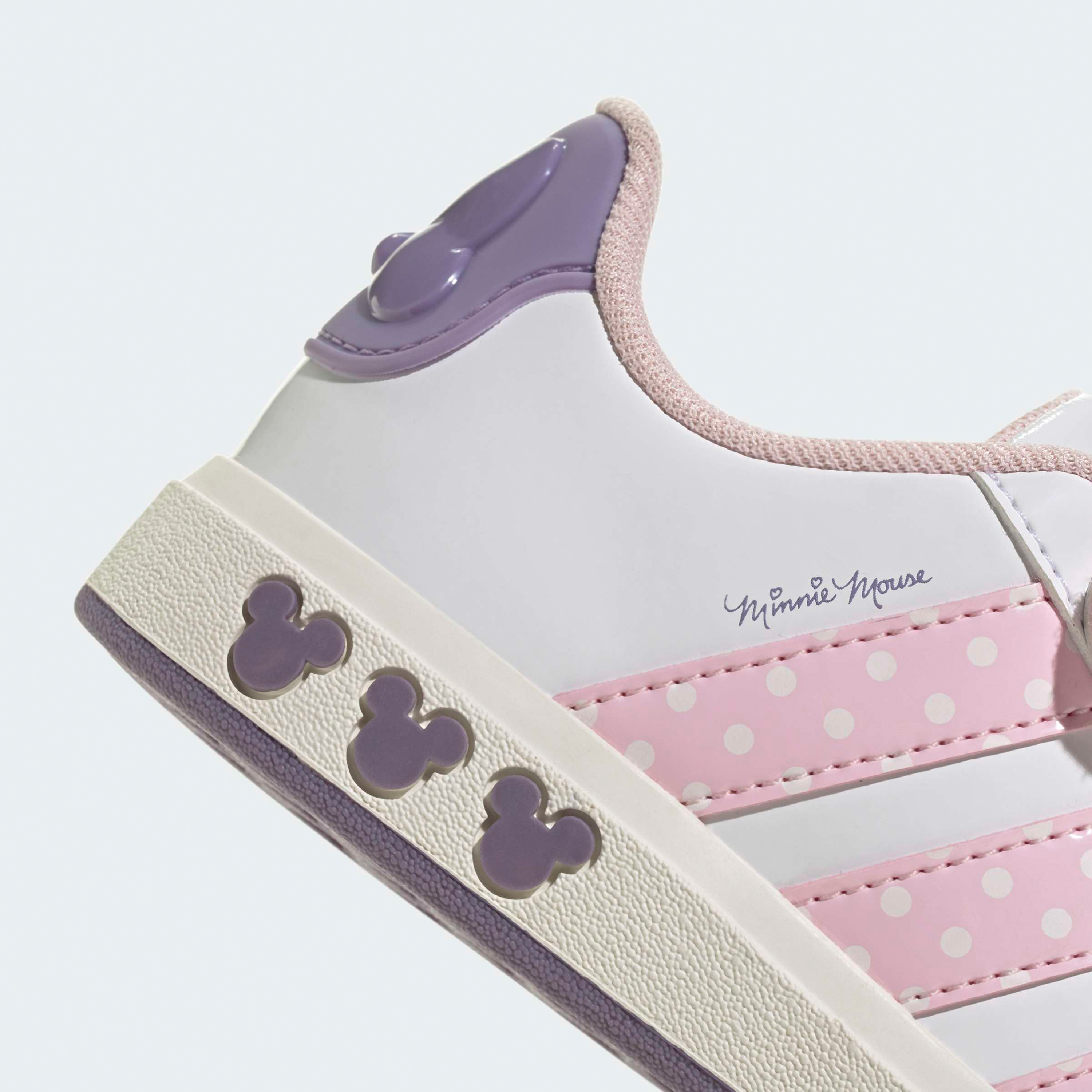 Adidas Girls Grand Court Minnie EL Hook & Loop Sneakers-girls-shoes-sneakers-image-5