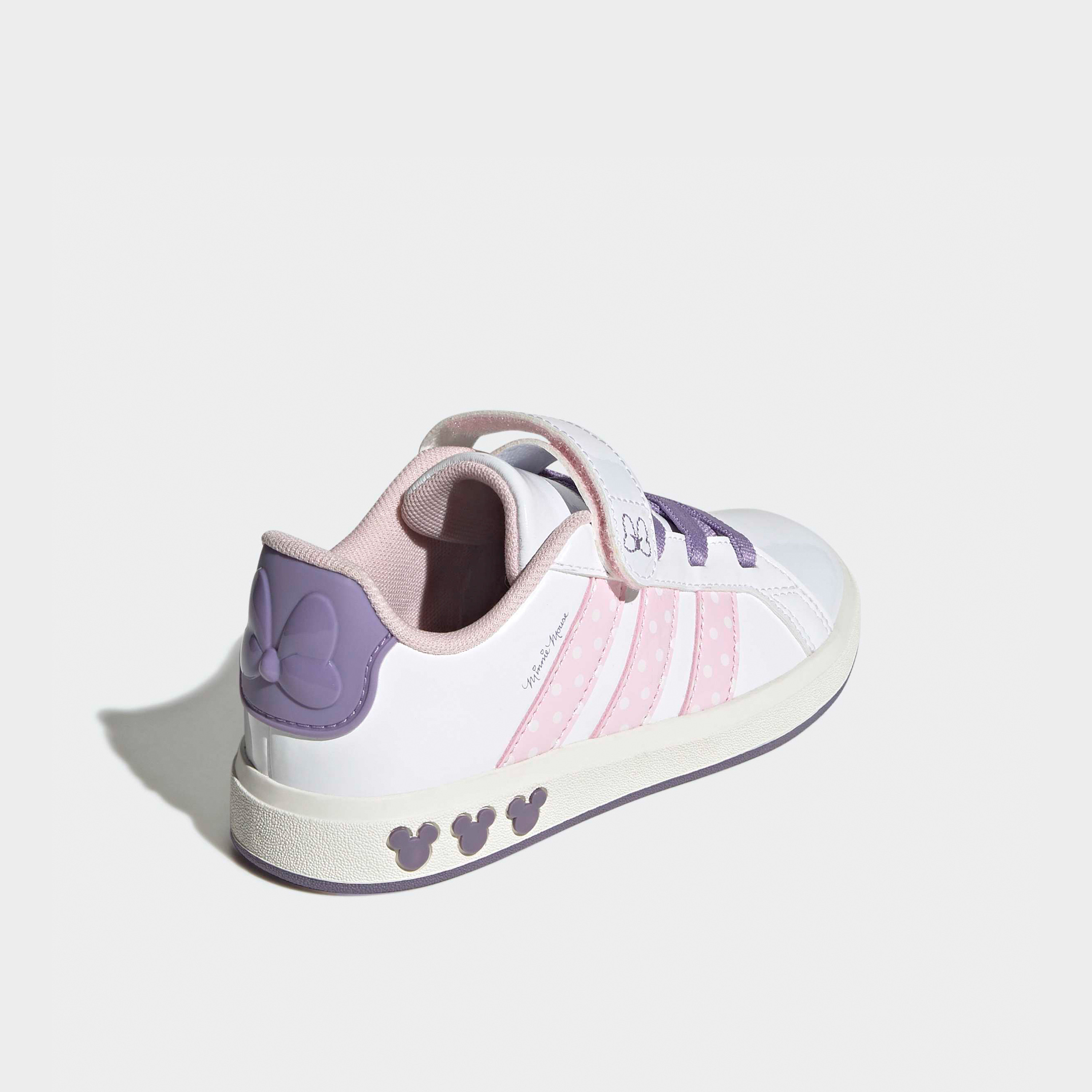 Adidas Girls Grand Court Minnie EL Hook & Loop Sneakers-girls-shoes-sneakers-image-7
