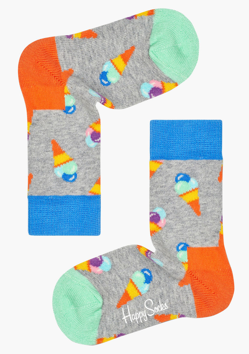 Happy Socks Ice Cream Printed Socks-Socks-image-0