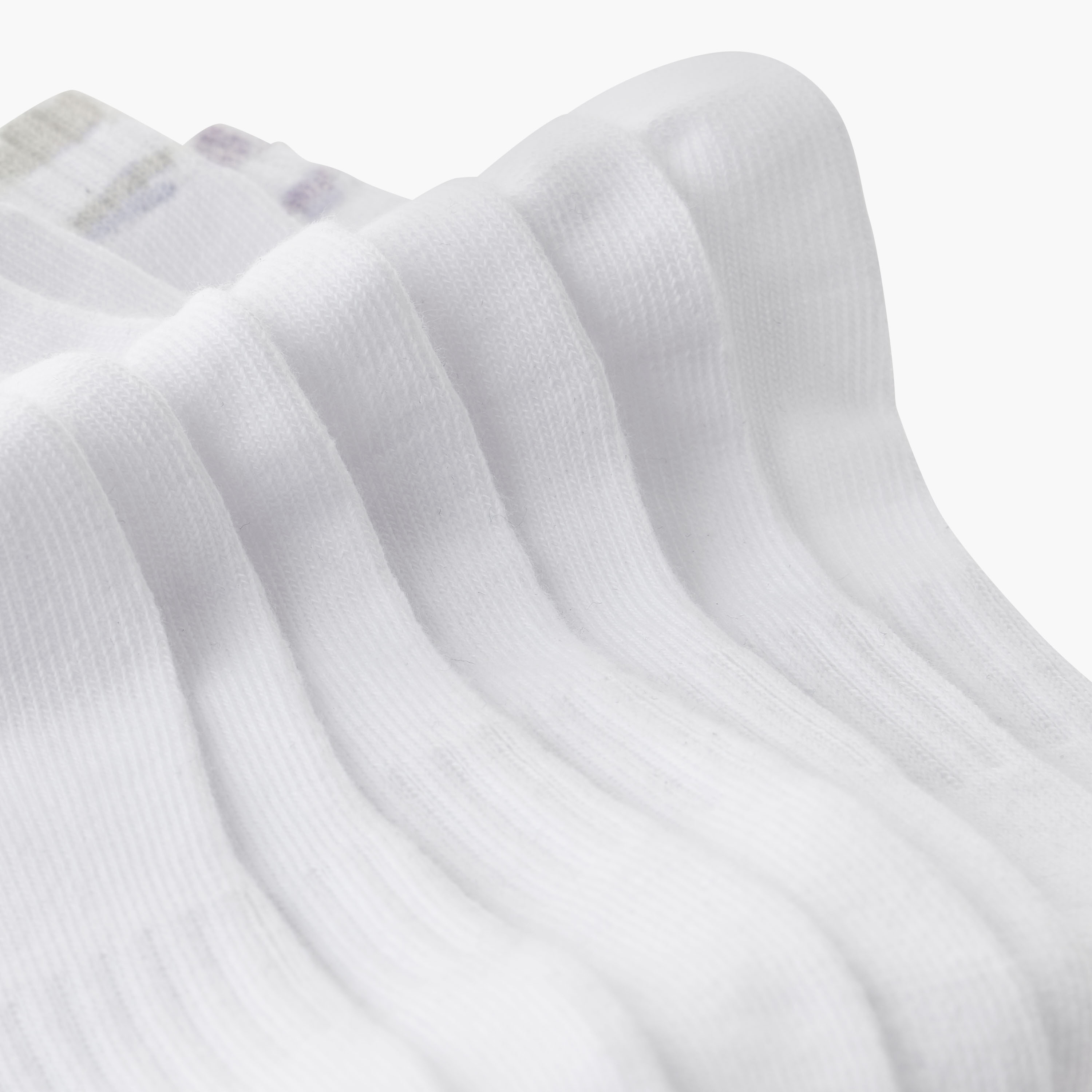 طقم جوارب 7 أزواج كاحل للبنات بشعار-sports-gear-football-accessories-socks-image-4