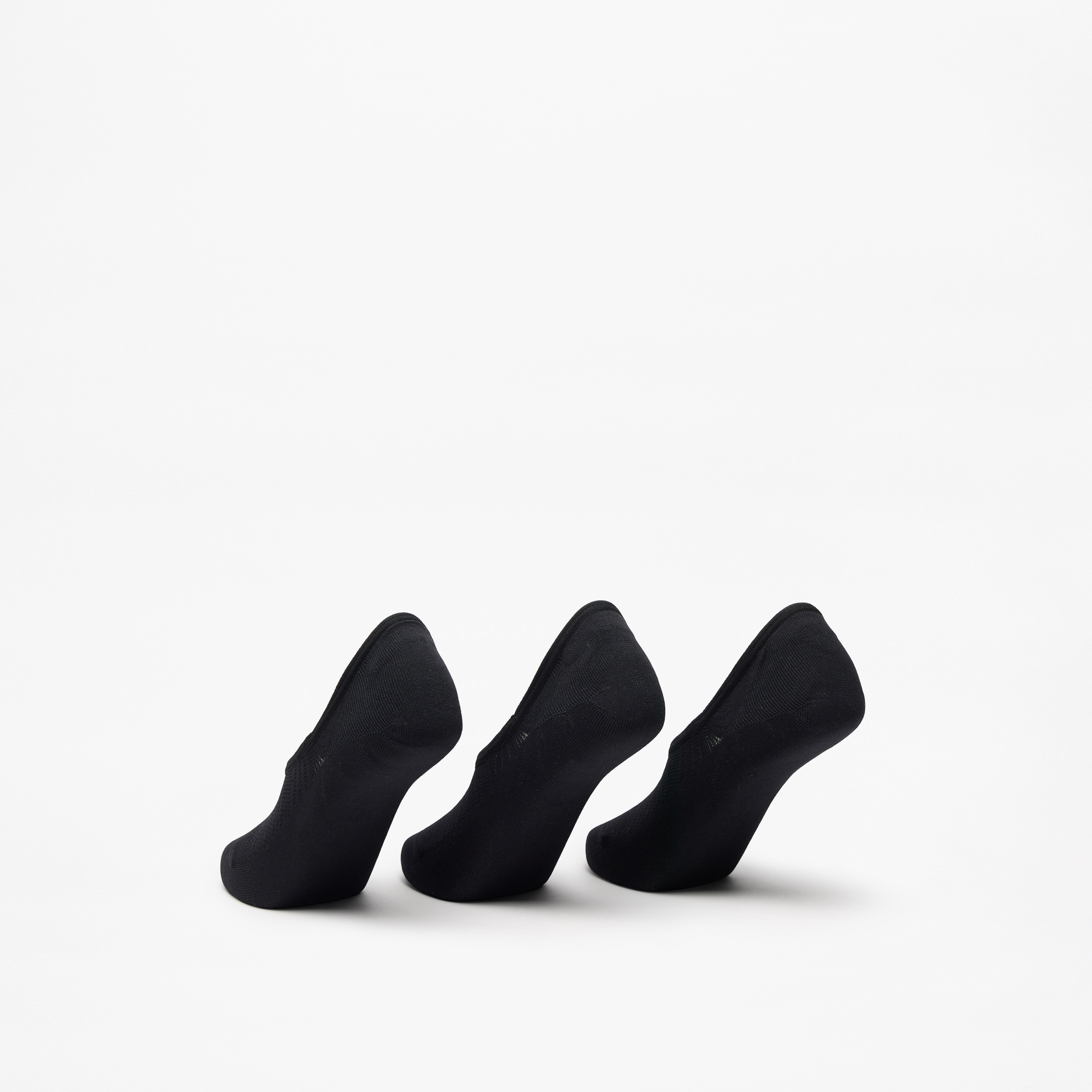 جوارب غير مرئية 3 قطع بارزة الملمس من فلورا بيلا-women-socksandstockings-image-3