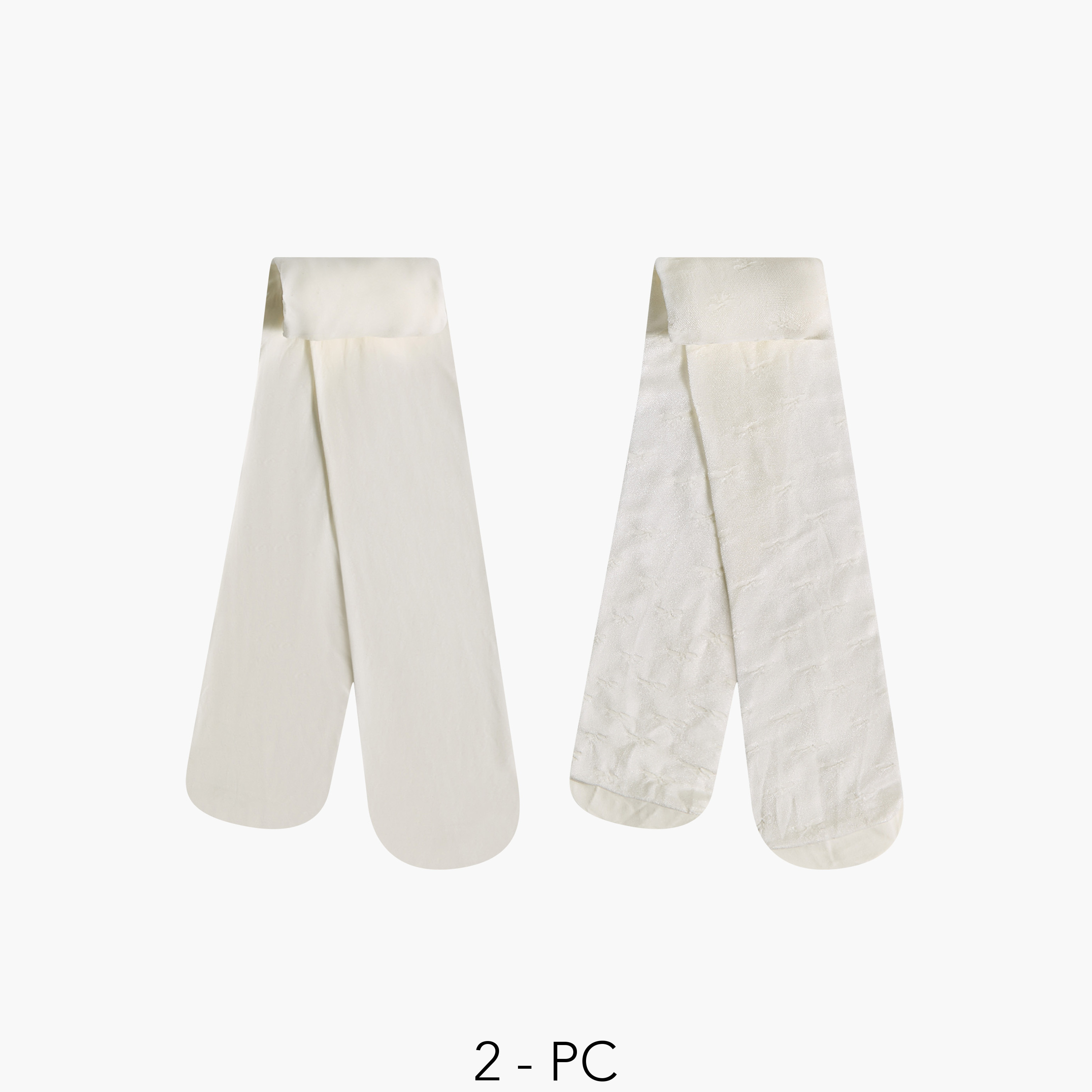 Pack of 2 Celeste Girls Bow Design Tights-girls-accessories-socks-image-1