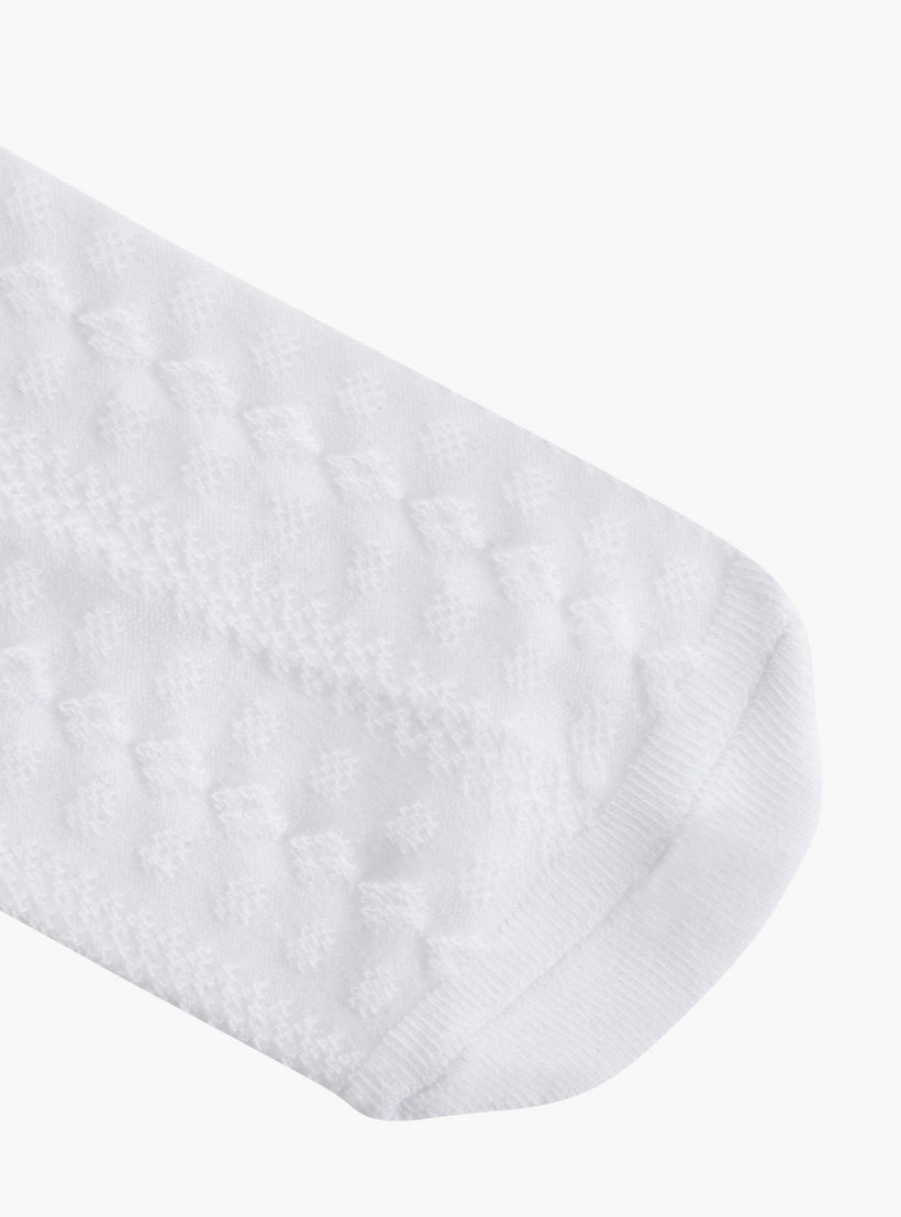 جوارب بتفاصيل دانتيل من جونيورز - طقم من ثلاثة أزواج.-girls-accessories-socks-image-4