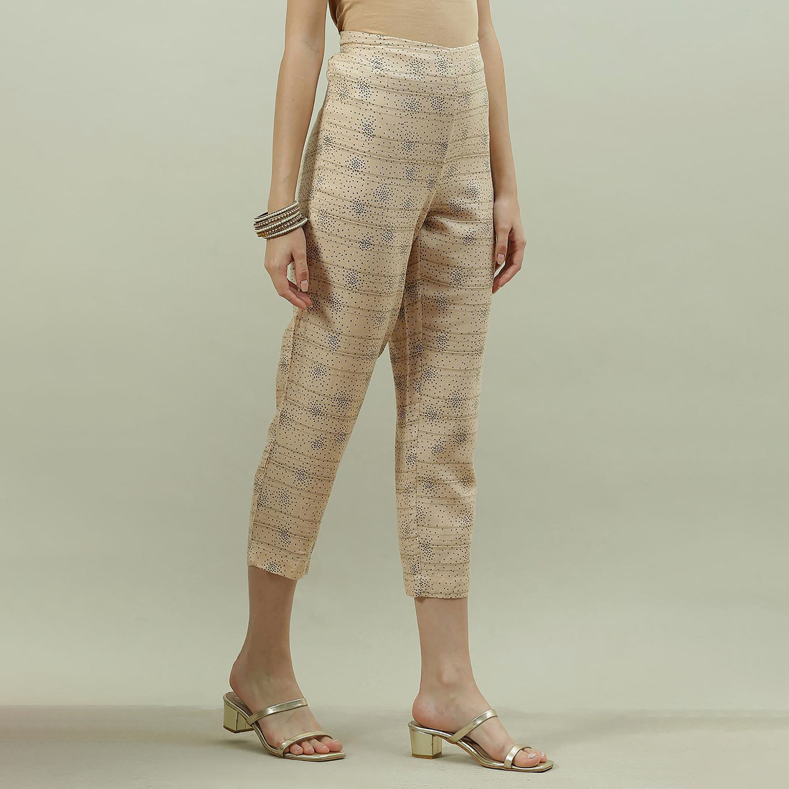 Biba Printed Mid-Rise Cropped Pants with Side Zip Closure-women-clothing-ethnicwear-bottoms-pants-image-4
