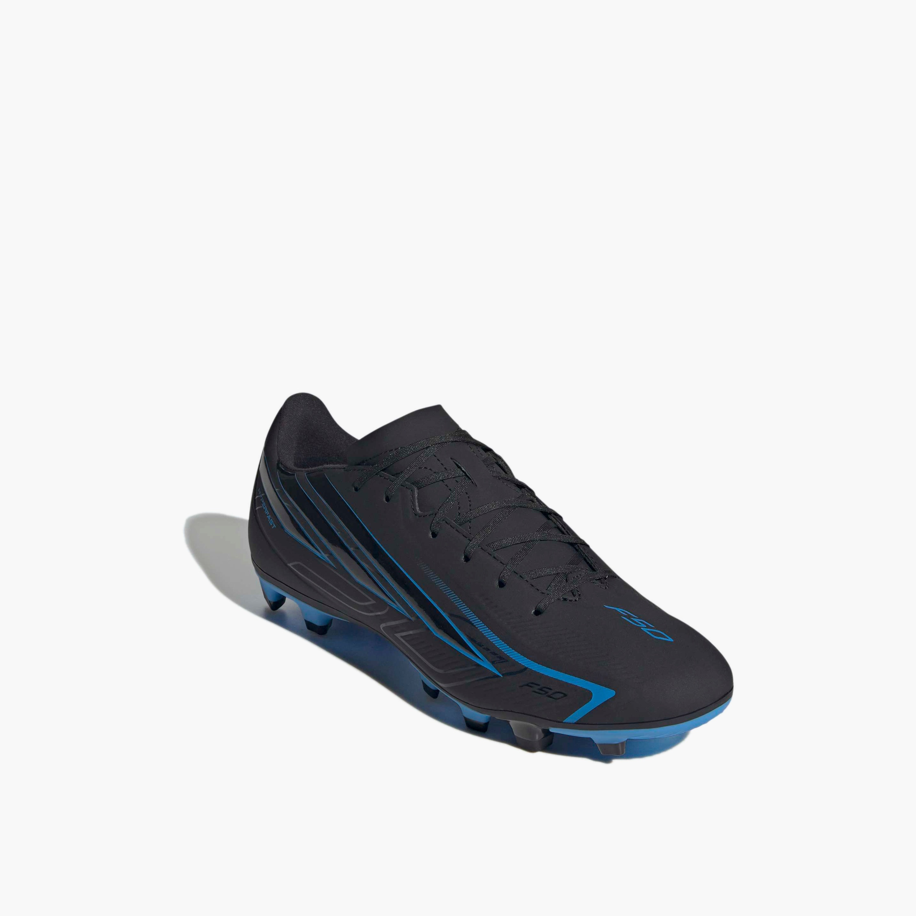 Adidas Men F50 Hyperfast Club FG/MG Lace-Up Football Firm Ground Shoes-sports-gear-football-shoes-firmground-image-1