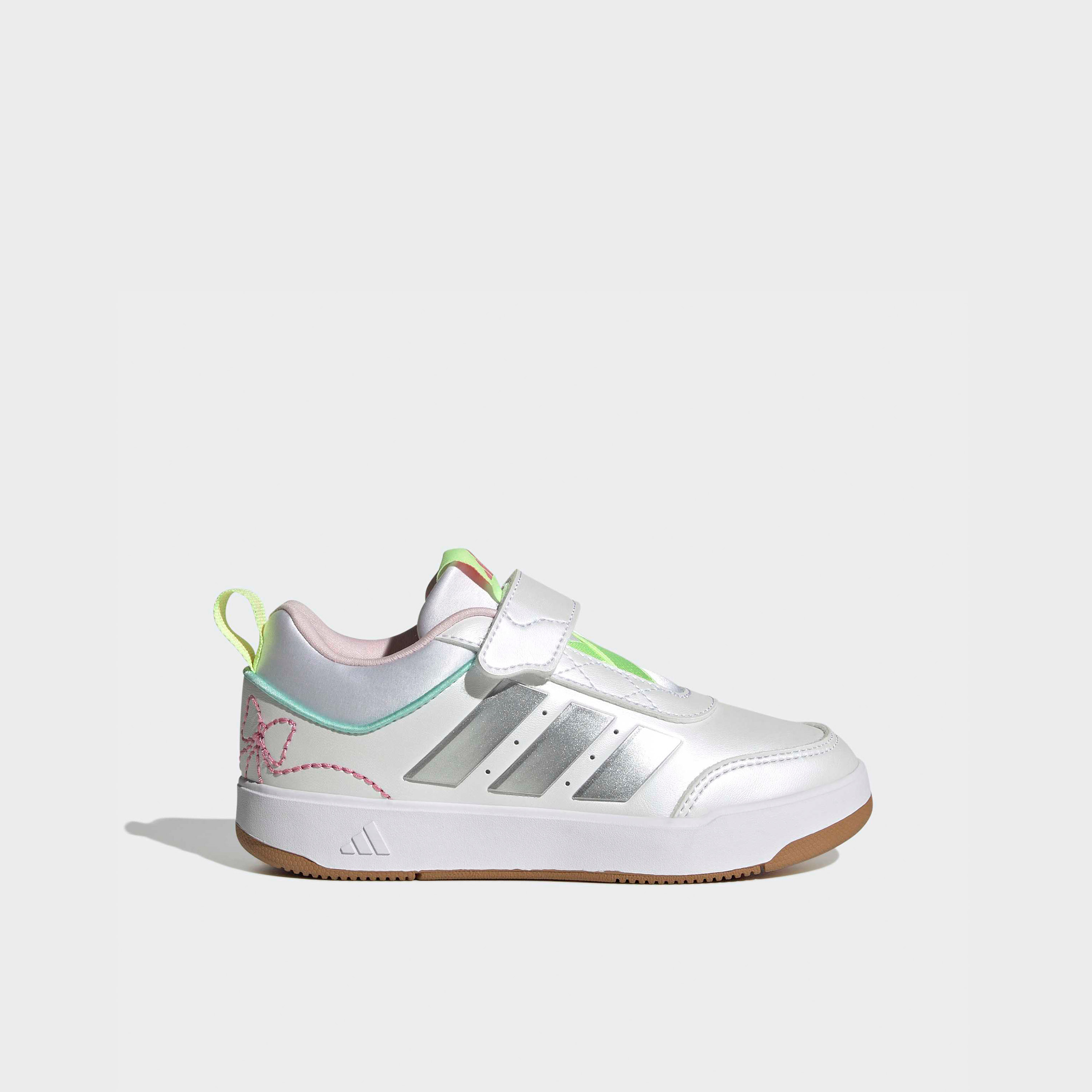 Adidas Girls Tensaur Sport 3.0 AC K Hook & Loop Ankle Sneakers-girls-shoes-sneakers-image-2