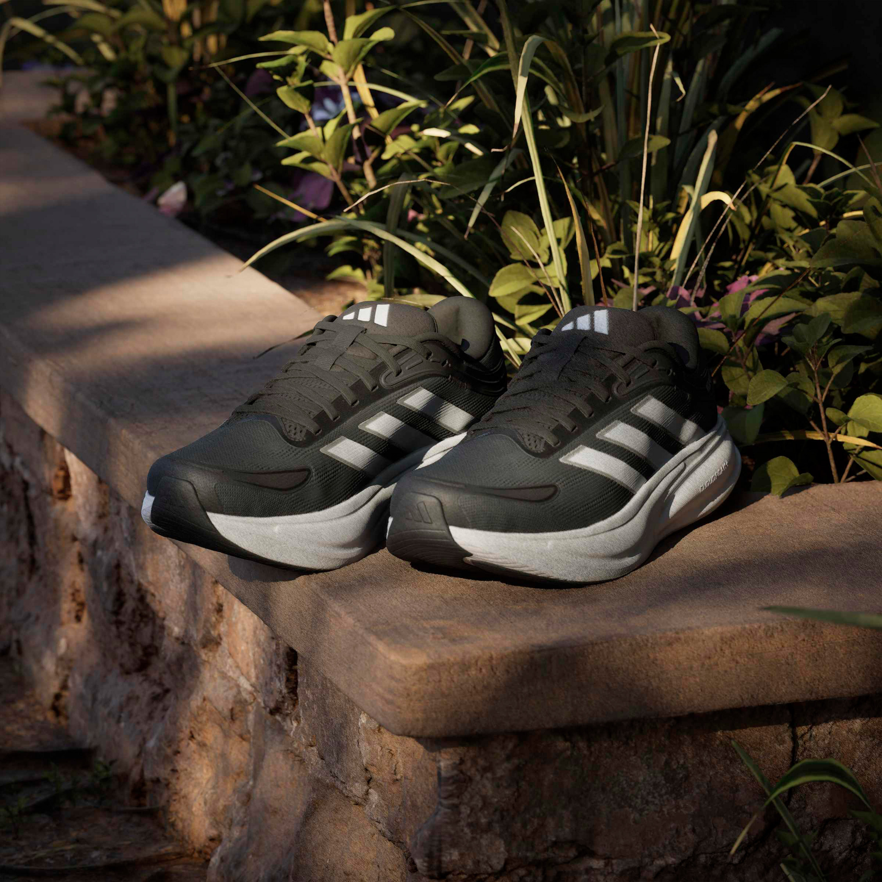 Adidas Men Response 2 Textured Lace-Up Running Shoes-sports-men-shoes-image-9