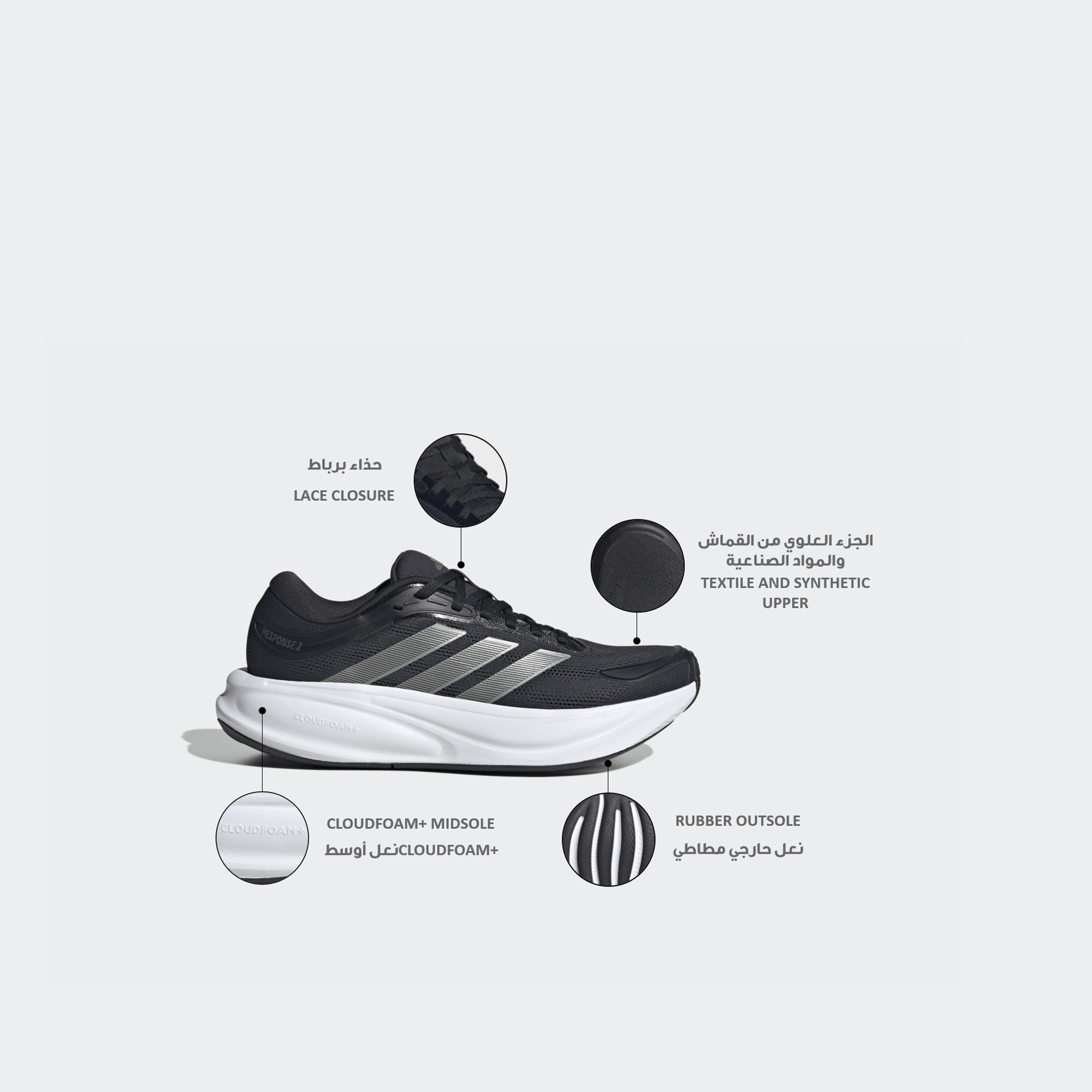 Adidas Women Response 2 Lace-Up Sports Shoes-sports-women-shoes-image-2