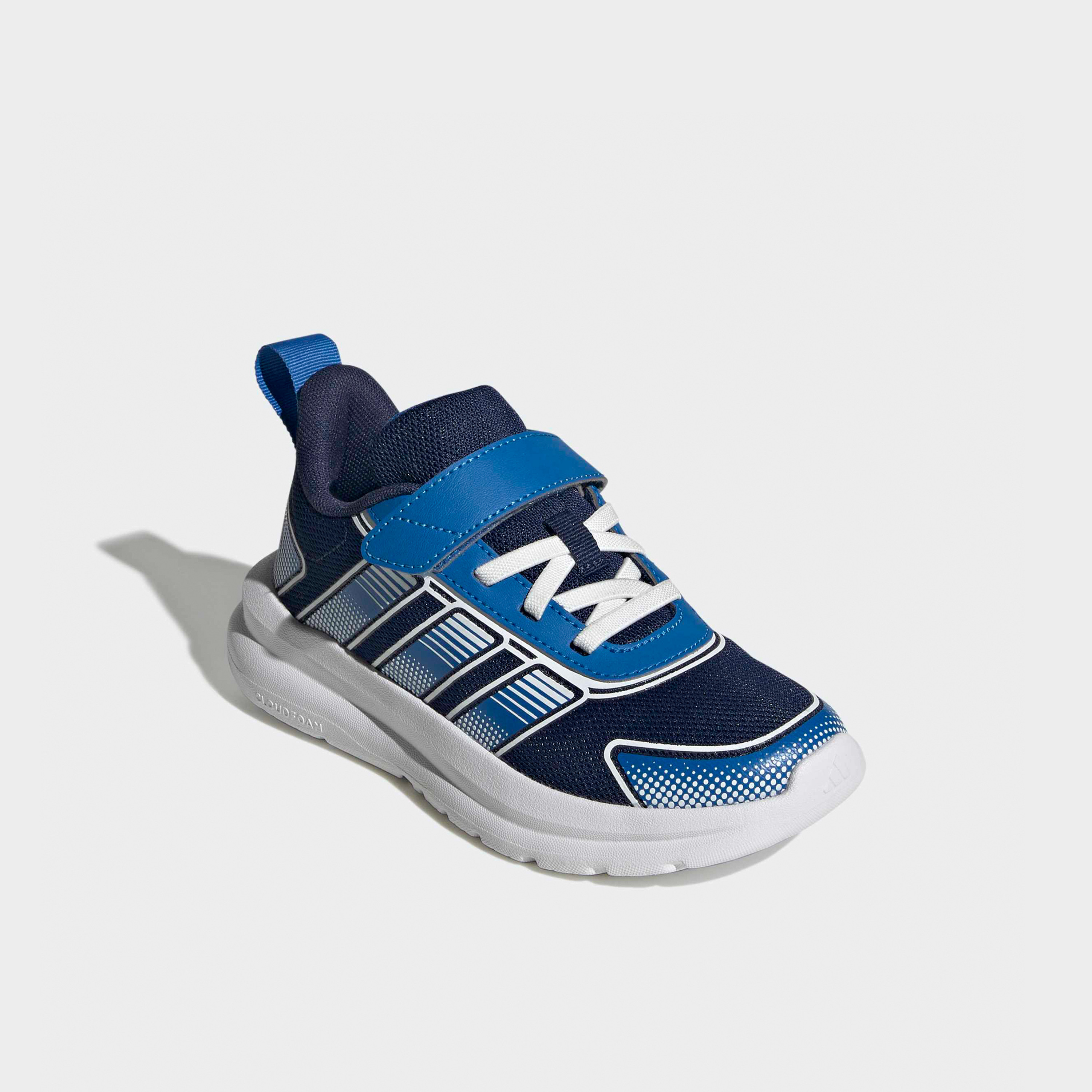 حذاء سنيكرز للكاحل تينساور ران 4.0 إي إل بشريط إغلاق لاصق للأولاد من أديداس-sports-boys-shoes-image-1