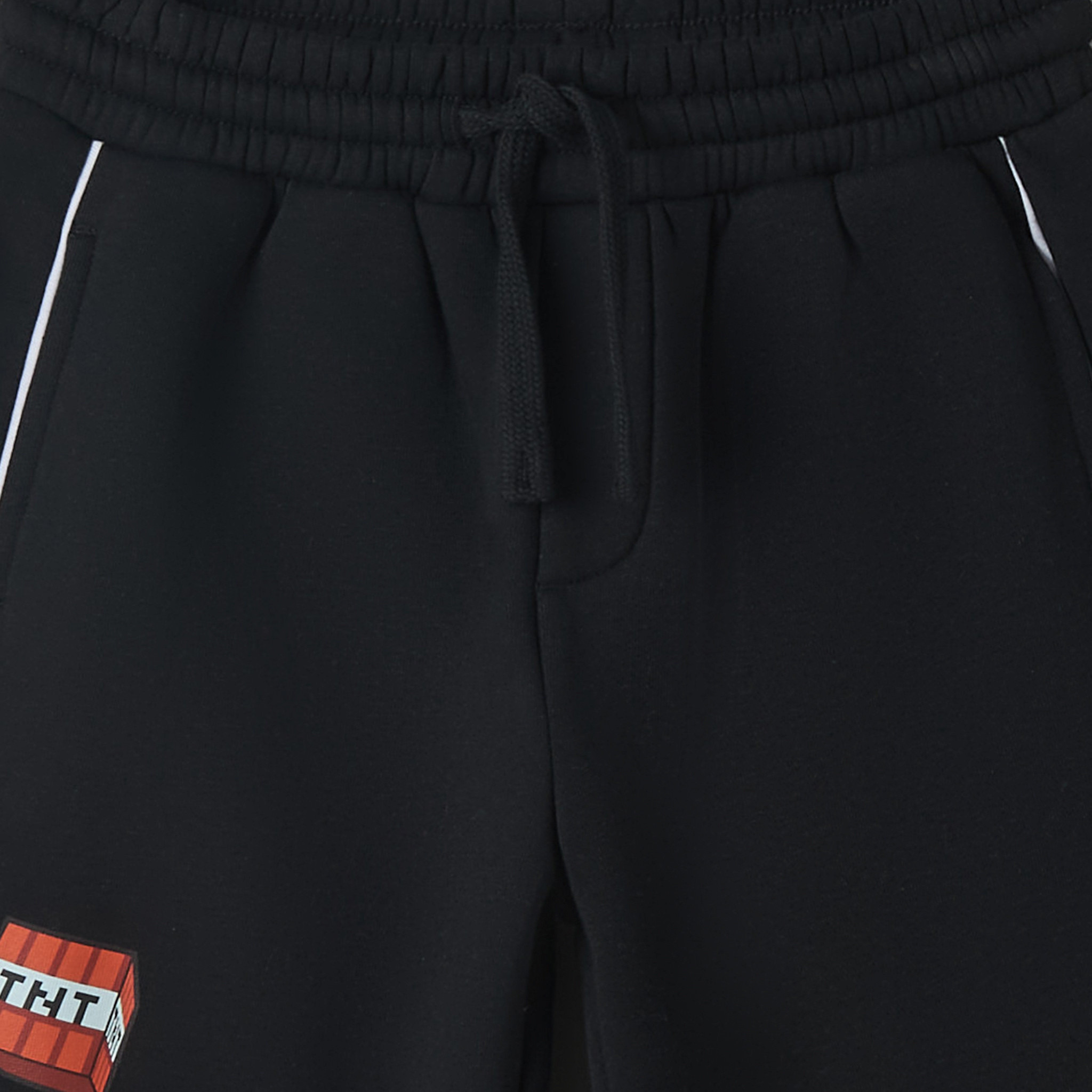 Minecraft Crew Neck Long Sleeves Sweatshirt and Joggers Set with Logo Print-boys-clothing-setsandcoords-image-6