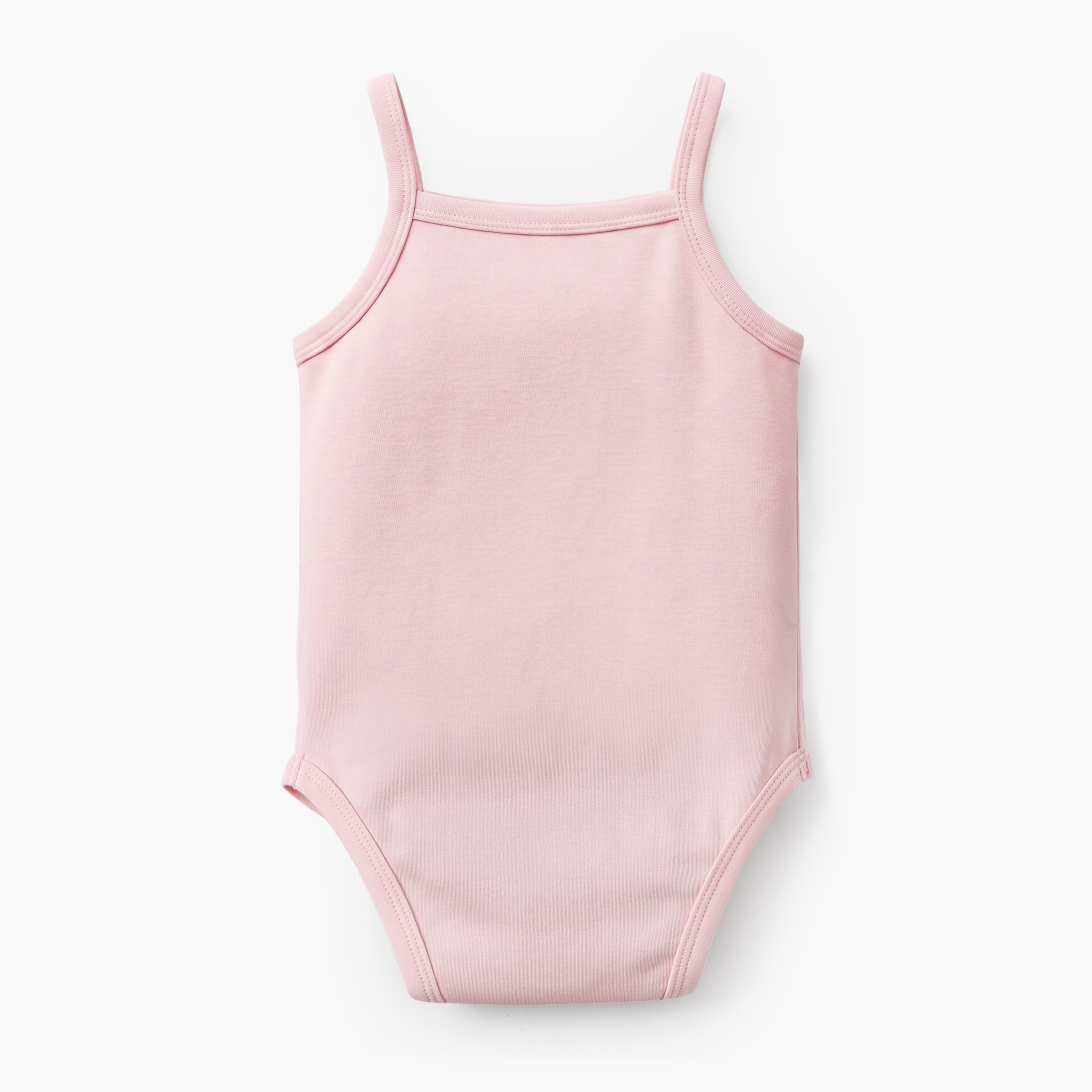Pack of 3 Juniors Cotton Square Neck Sleeveless Bodysuit with Botanical Print-baby-girls-clothing-bodysuits-image-4