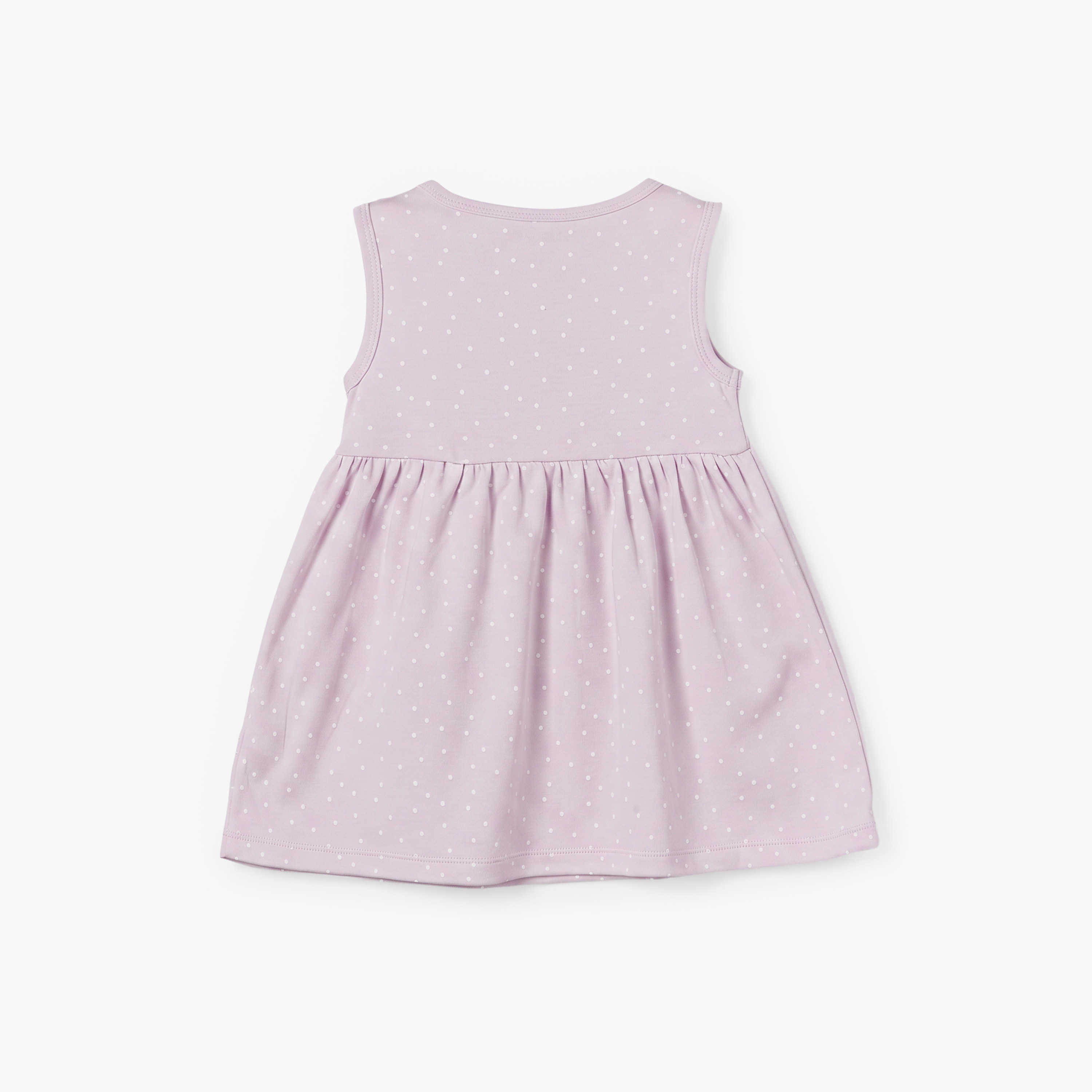 فساتين إيه لاين طول الركبة بياقة مستديرة وطبعات من جونيورز - عبوة من قطعتين-baby-girls-clothing-dressesandjumpsuits-image-5