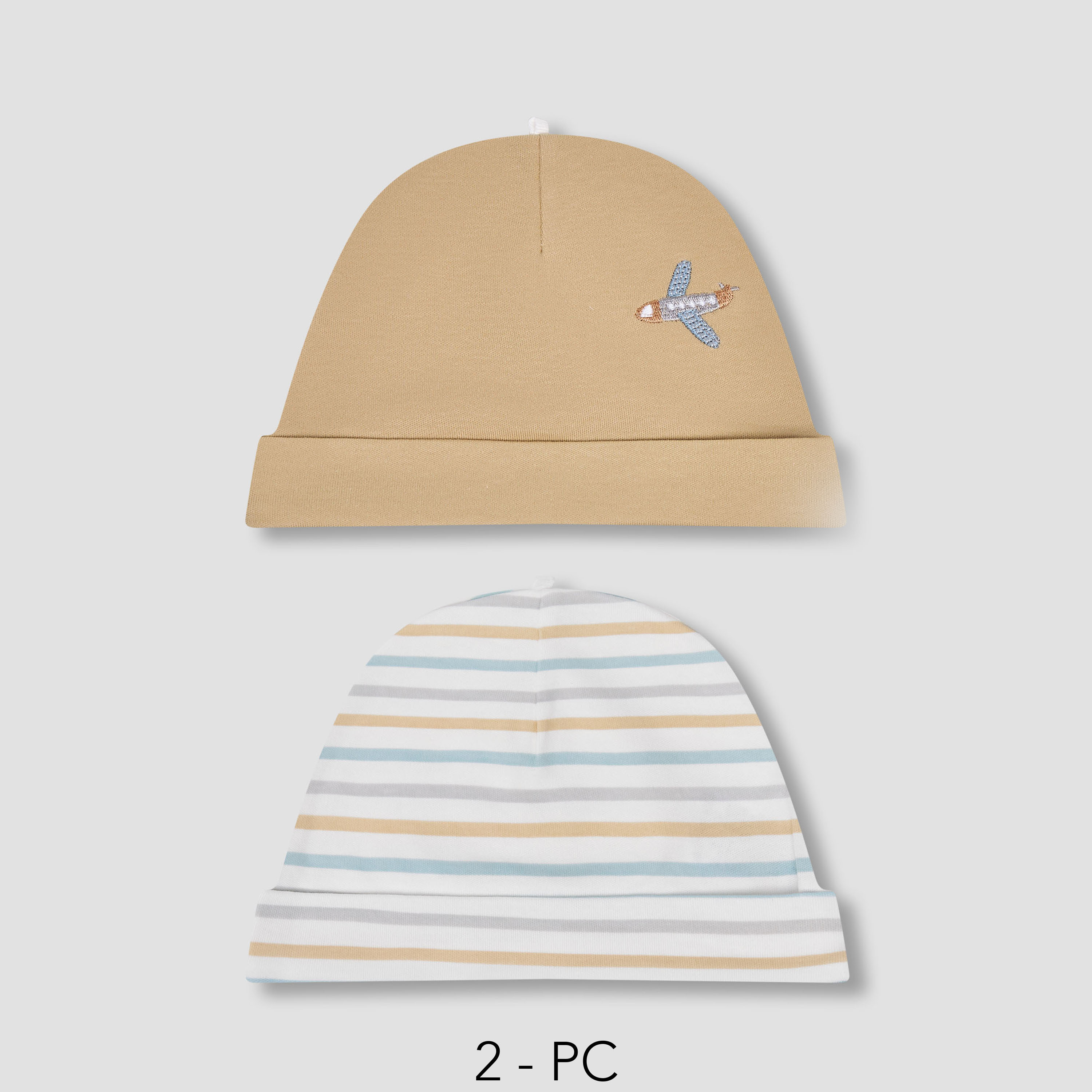 Pack of 2 Juniors Cap with Print-baby-boys-accessories-caps-image-1