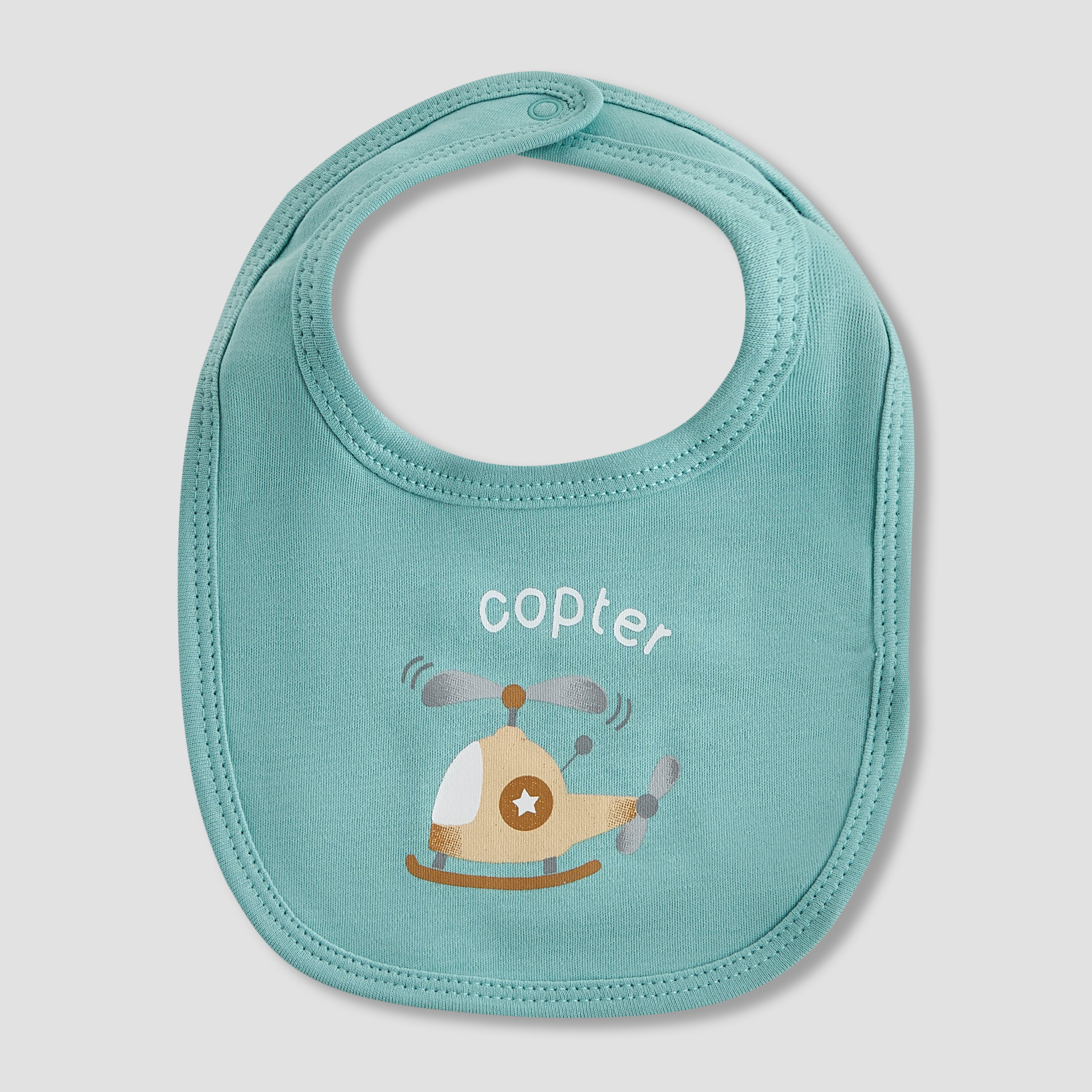 Pack of 2 Juniors Baby Bib with Print-baby-feeding-bibs-image-2