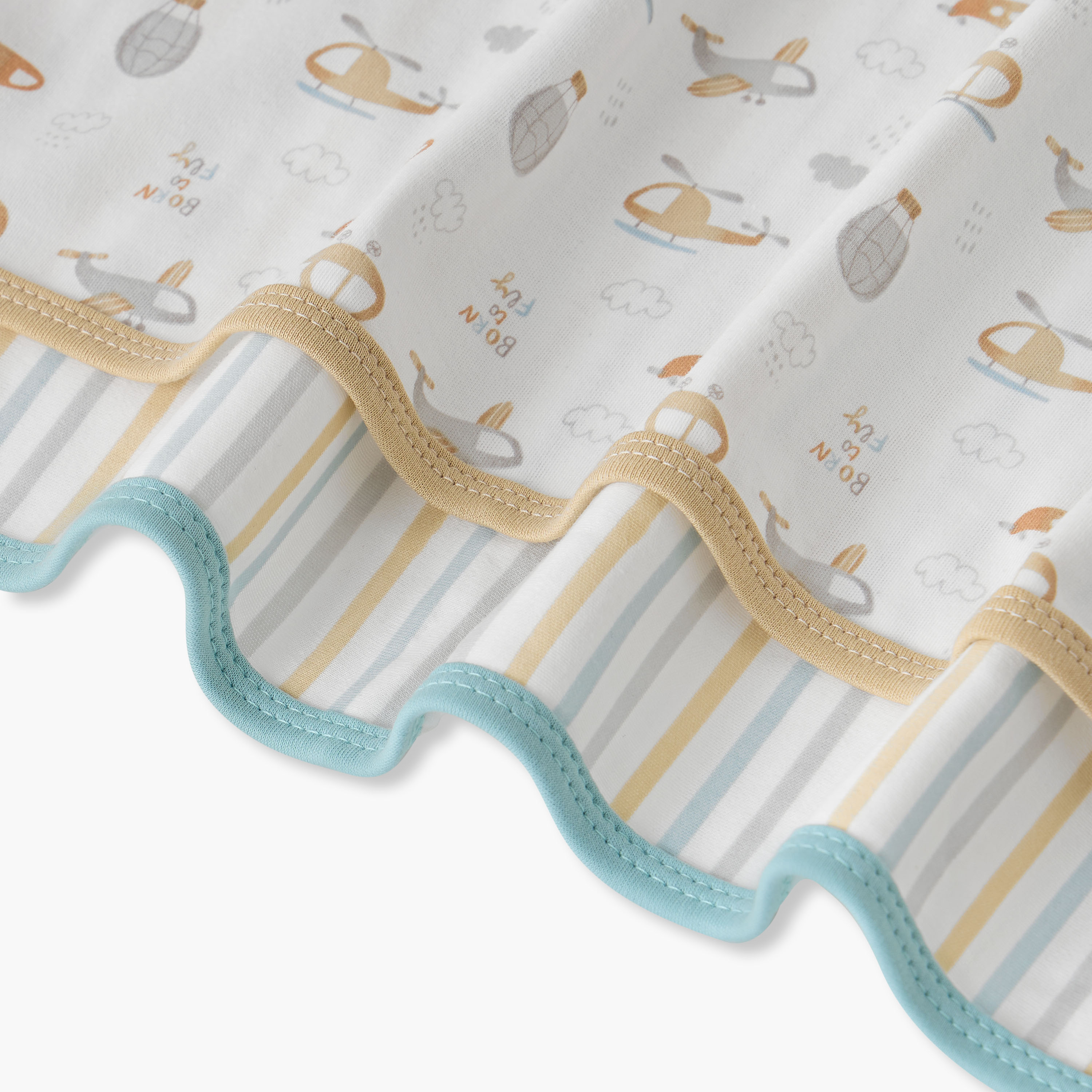 Pack of 2 Juniors Receiving Blanket with Print-baby-nursery-blanketsandswaddles-receivingblankets-image-5