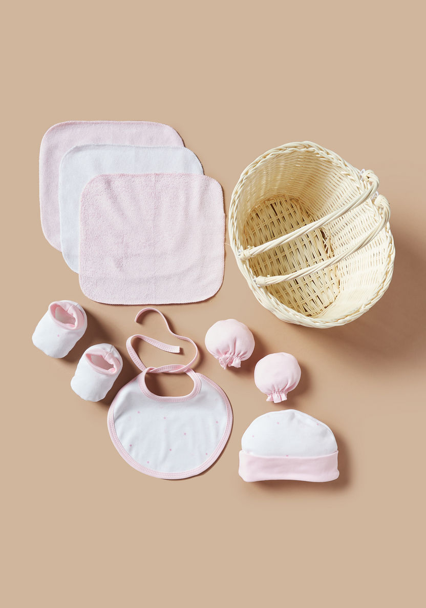 Juniors Teddy Bear Applique Detail 10-Piece Clothing Gift Basket Set-Clothes Sets-image-2