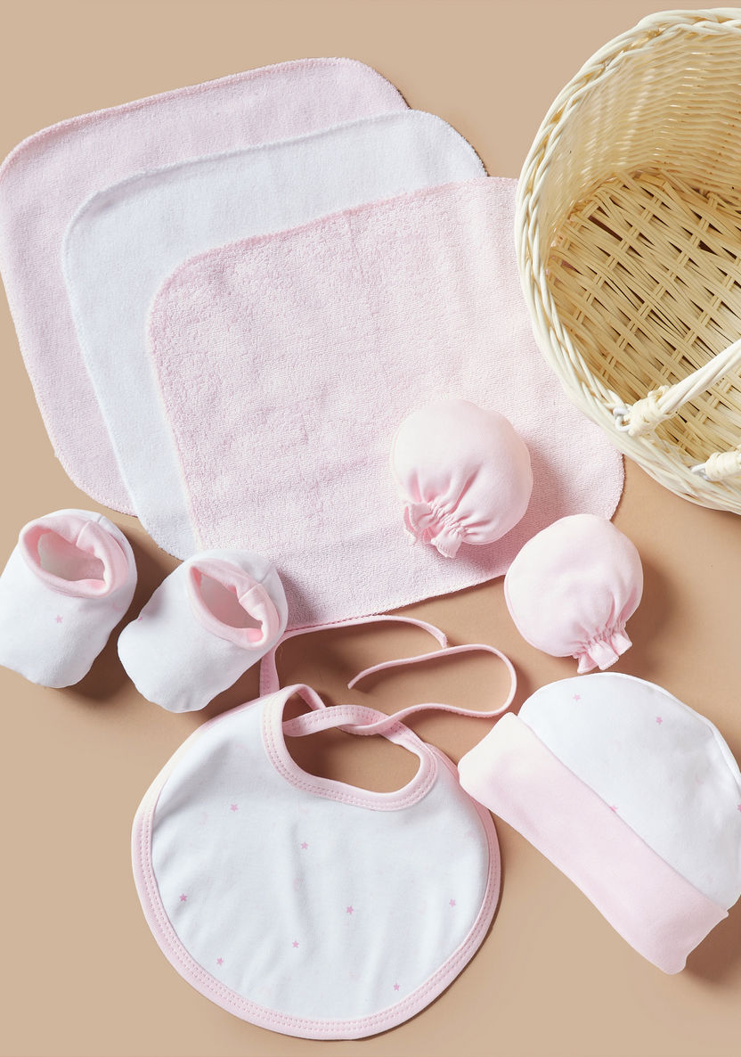 Juniors Teddy Bear Applique Detail 10-Piece Clothing Gift Basket Set-Clothes Sets-image-5
